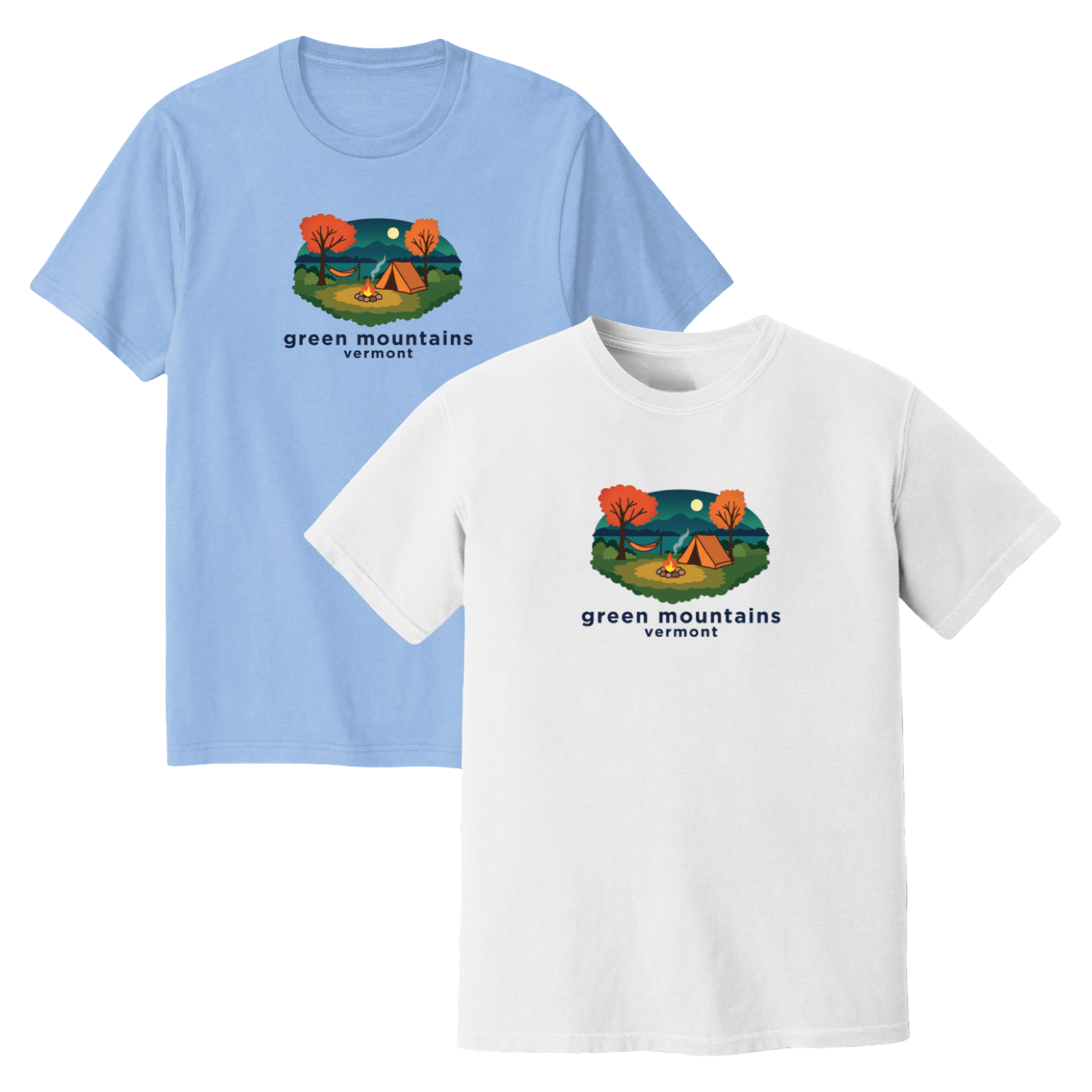 Cape Cod Clothing Company Green Mountains Campfire Soft Cotton T-Shirt