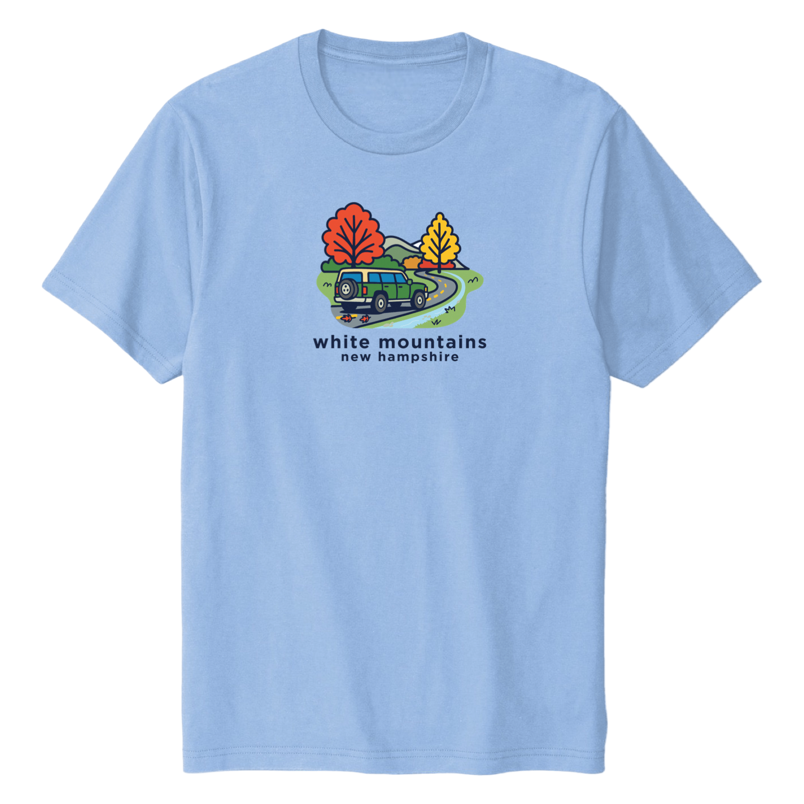 Cape Cod Clothing Company White Mountains Mountain Drive Soft Cotton T-Shirt
