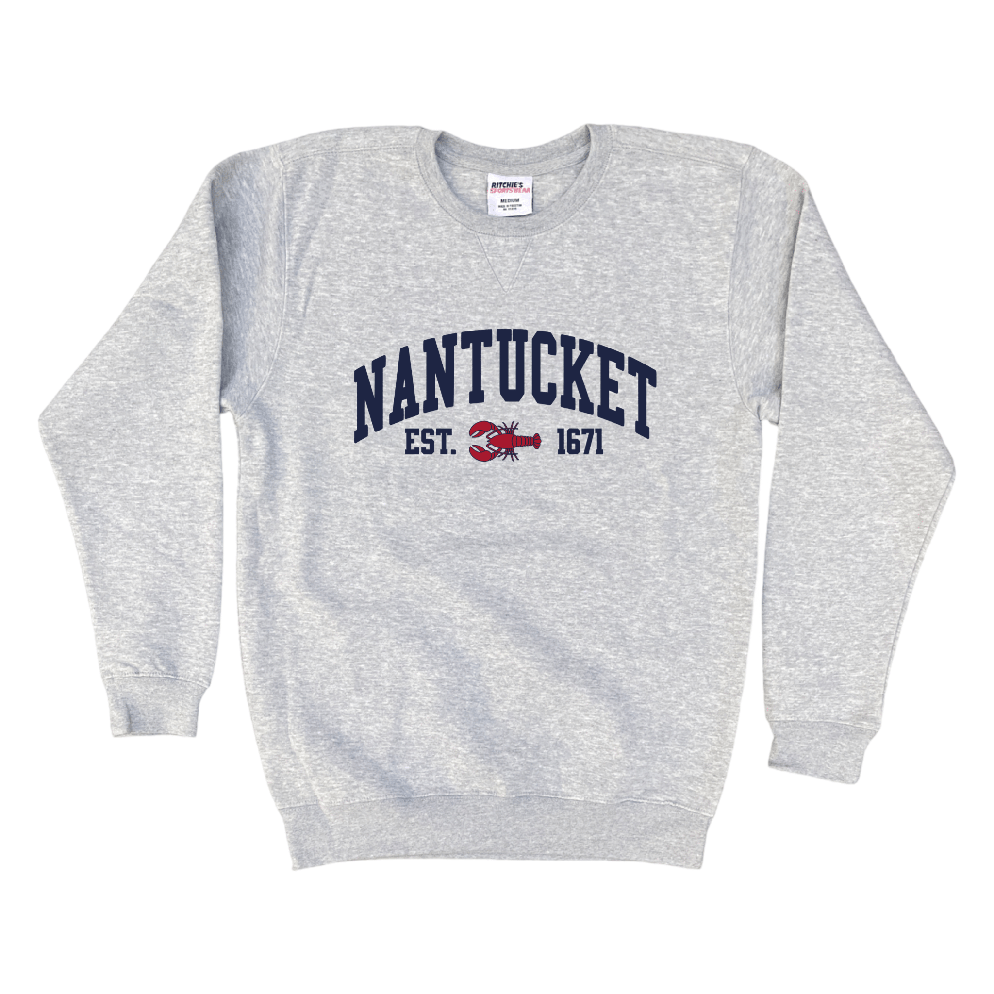 Cape Cod Clothing Company Nantucket Lobster Fleece Crewneck Sweatshirt