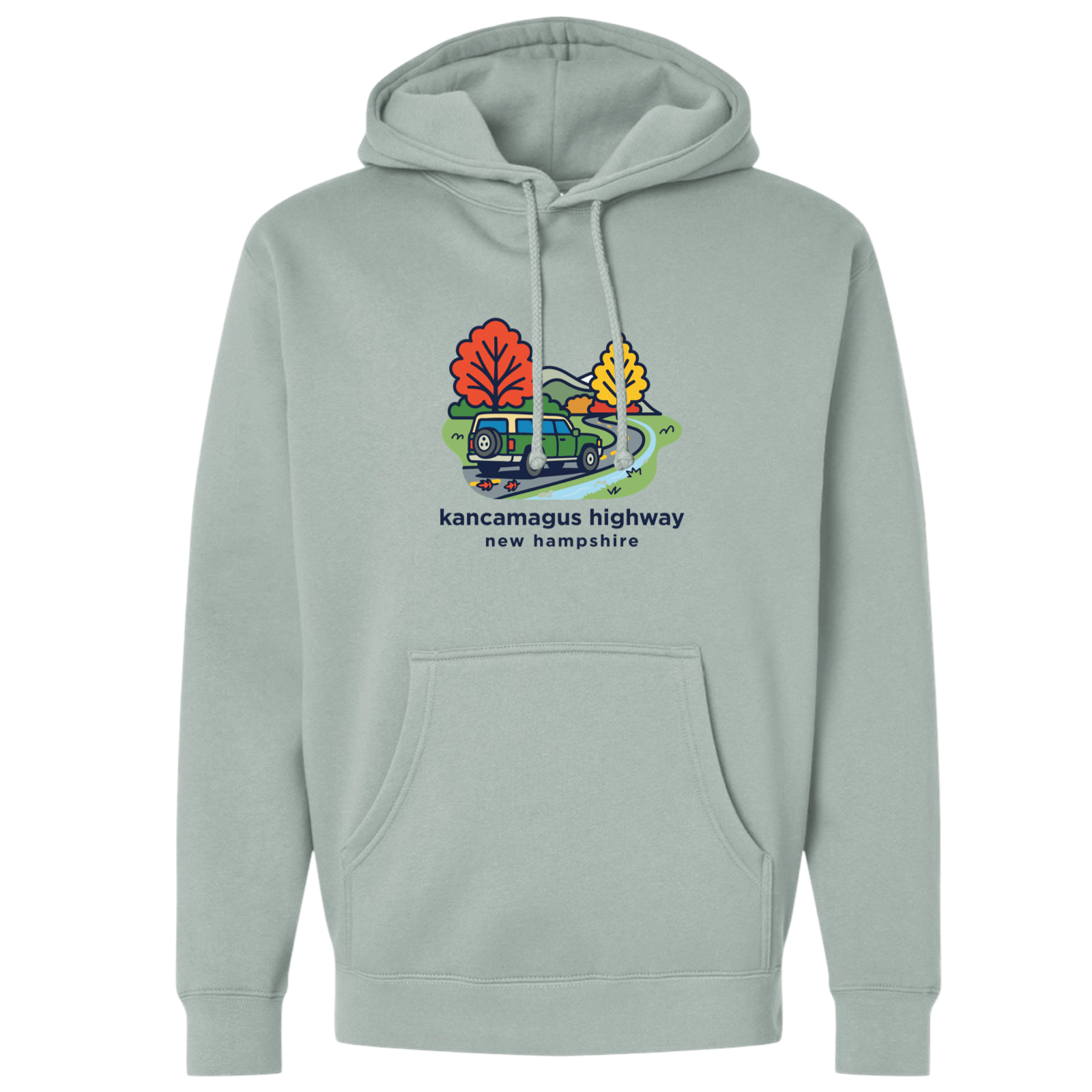 Cape Cod Clothing Company Kancamagus Highway Mountain Drive Midweight Fleece Hoodie
