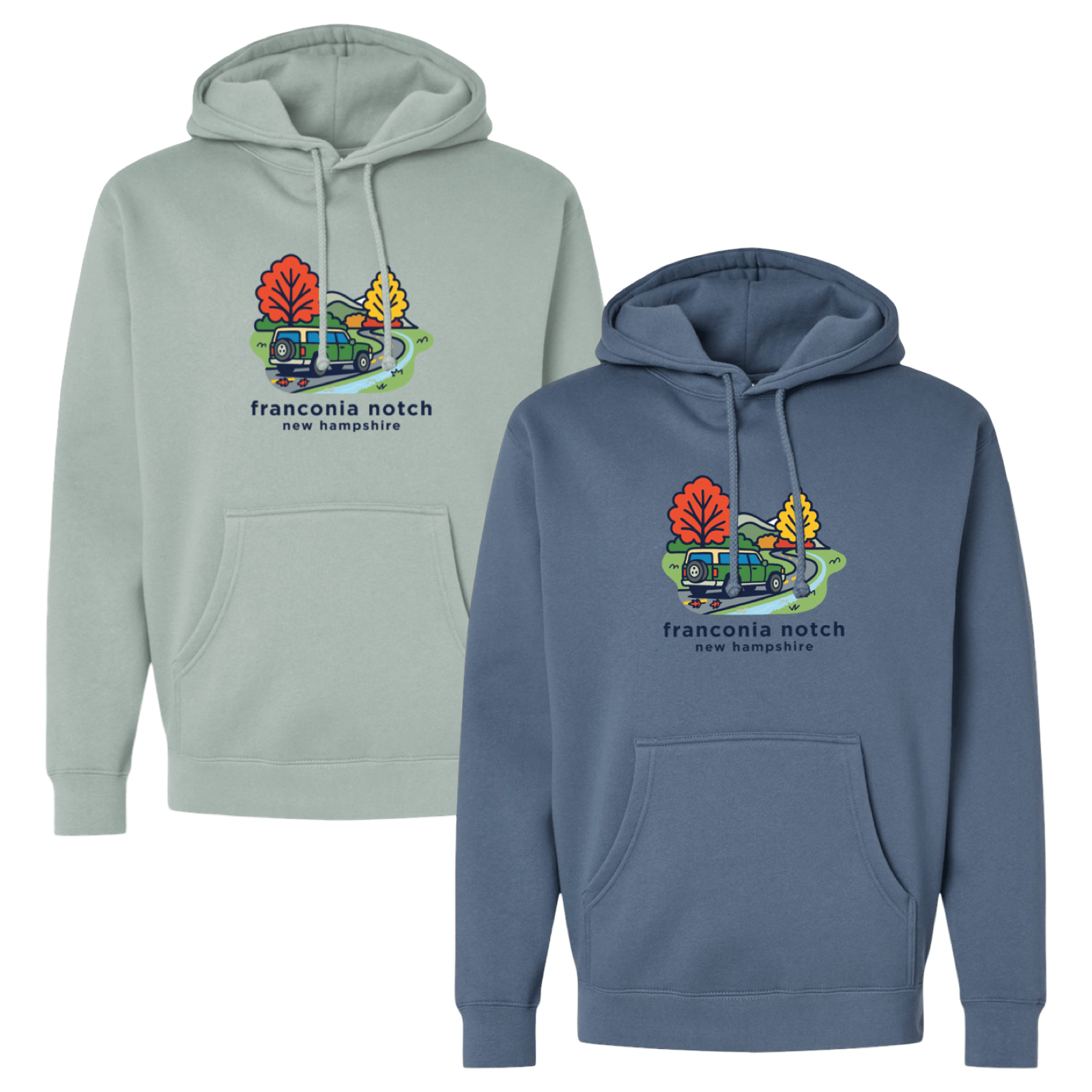Cape Cod Clothing Company Franconia Notch Mountain Drive Midweight Fleece Hoodie