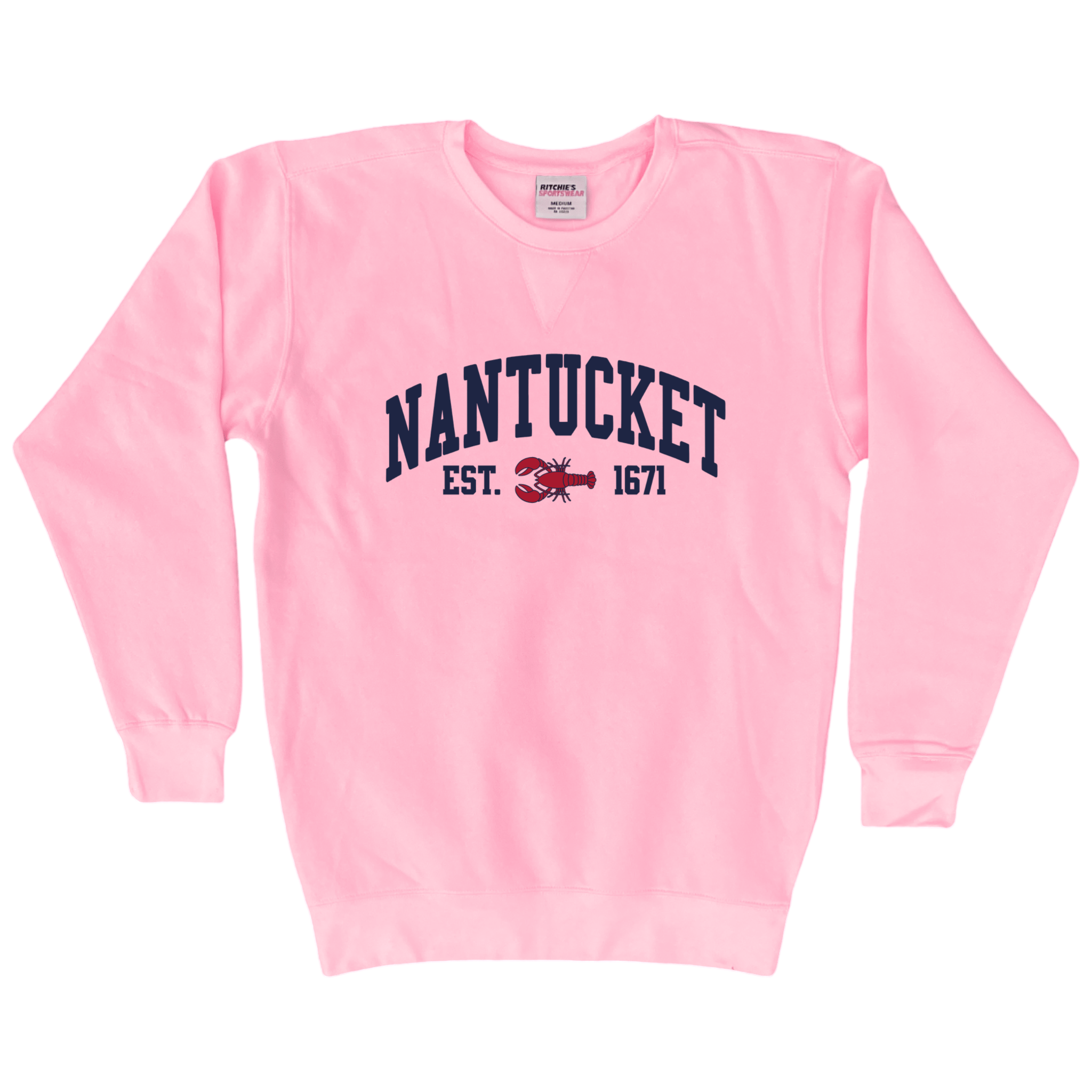 Cape Cod Clothing Company Nantucket Lobster Fleece Crewneck Sweatshirt