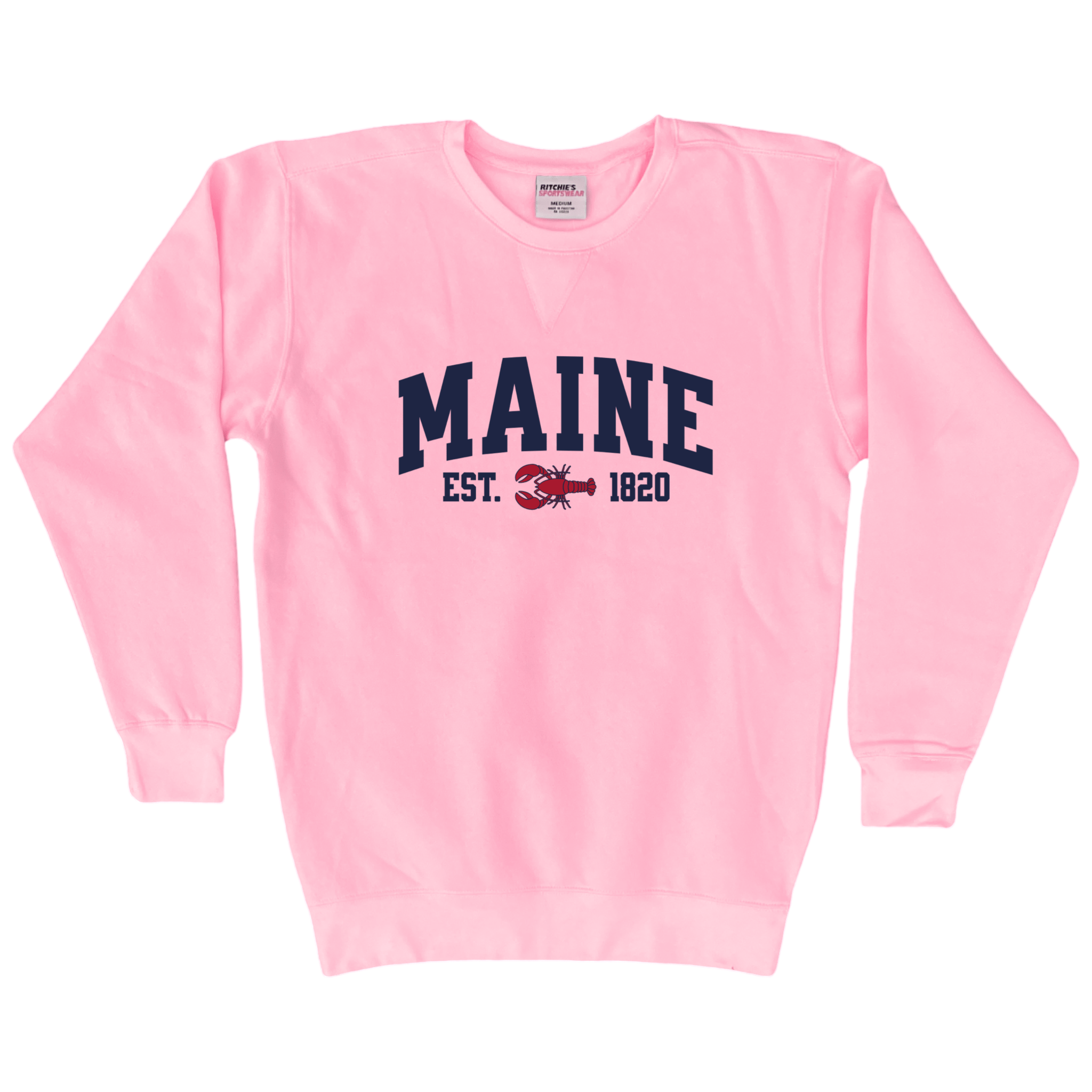 Cape Cod Clothing Company Maine Lobster Fleece Crewneck Sweatshirt