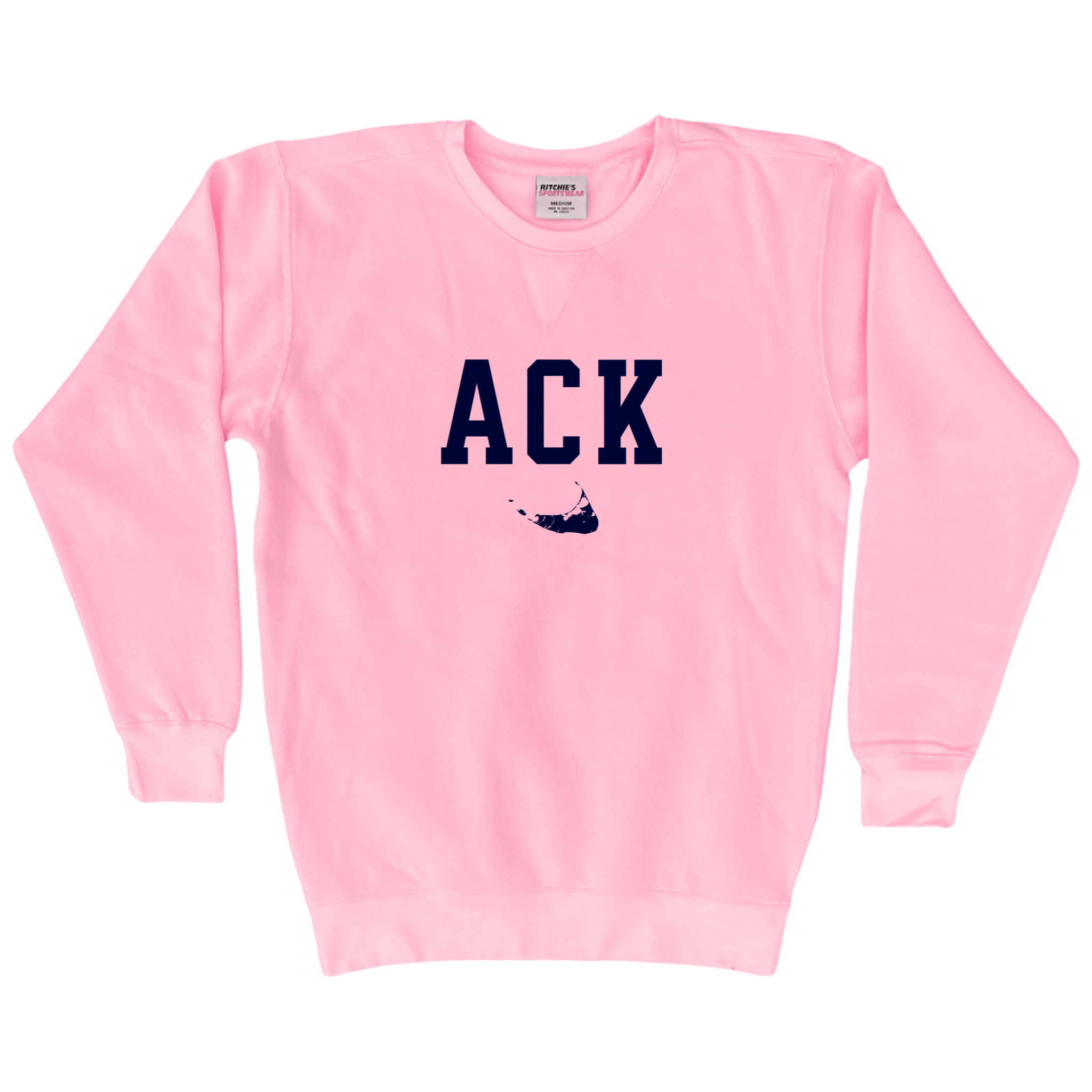 Cape Cod Clothing Company Nantucket ACK Fleece Crewneck Sweatshirt