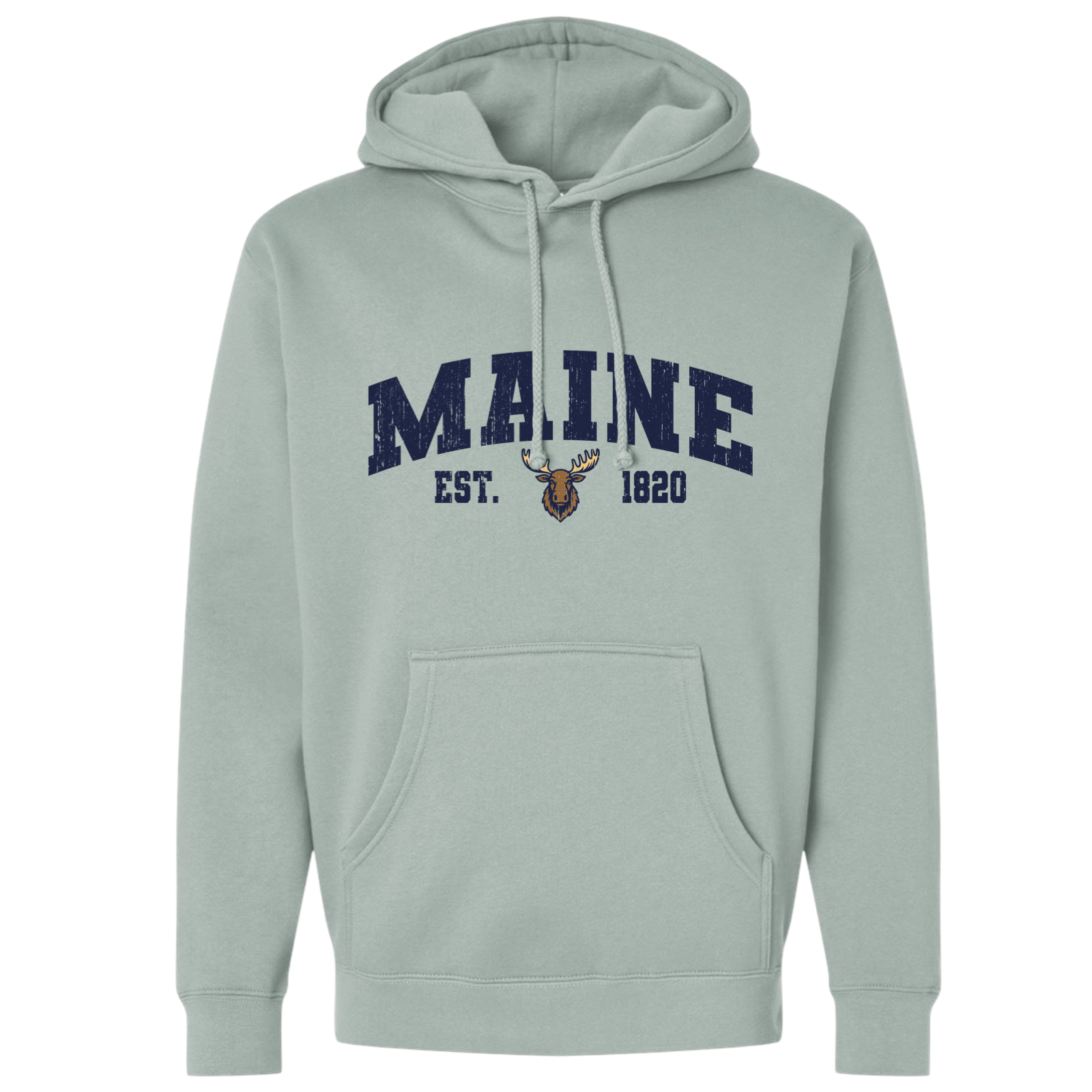 Cape Cod Clothing Company Maine Moose Midweight Fleece Hoodie