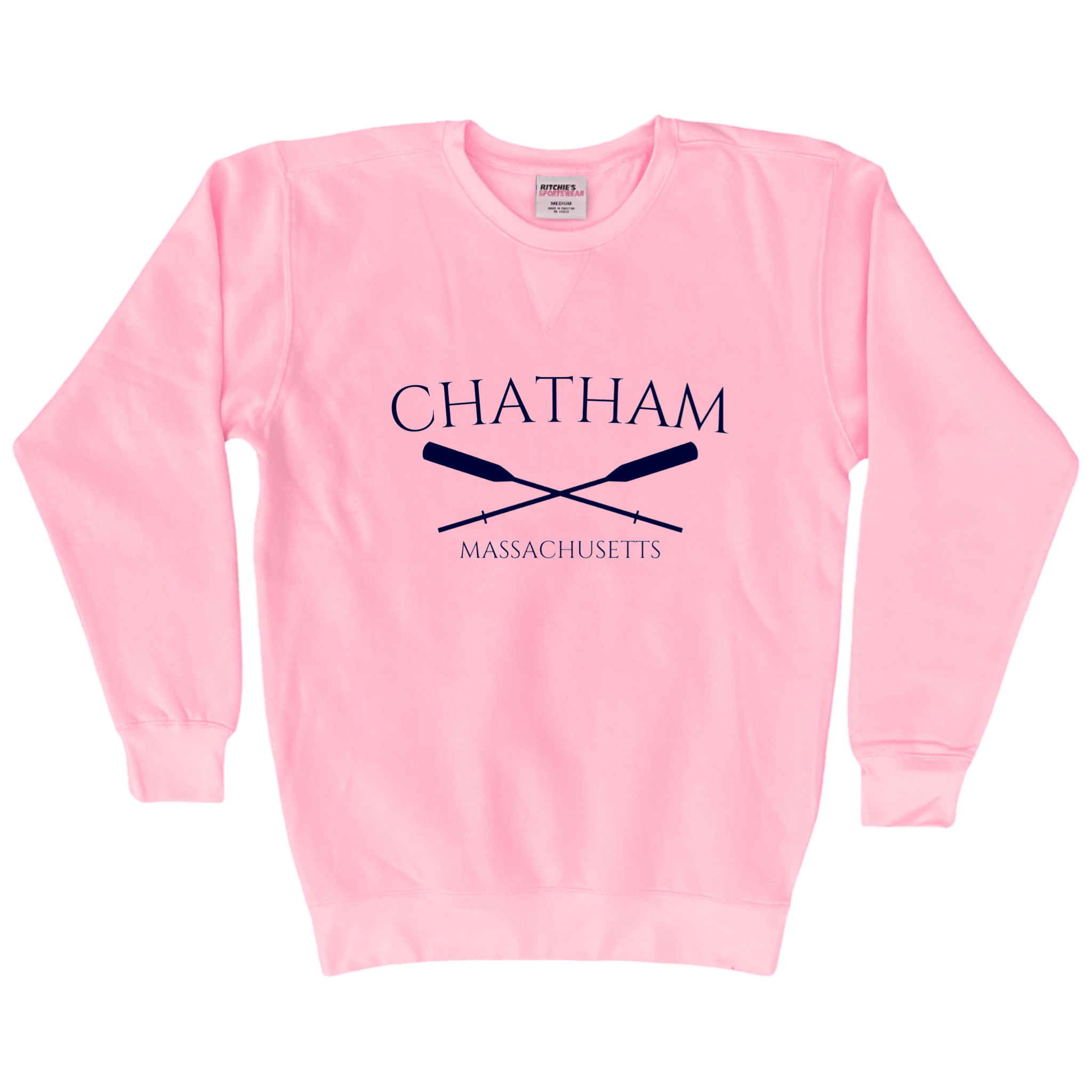 Cape Cod Clothing Company Chatham Crossed Oar Fleece Crewneck Sweatshirt