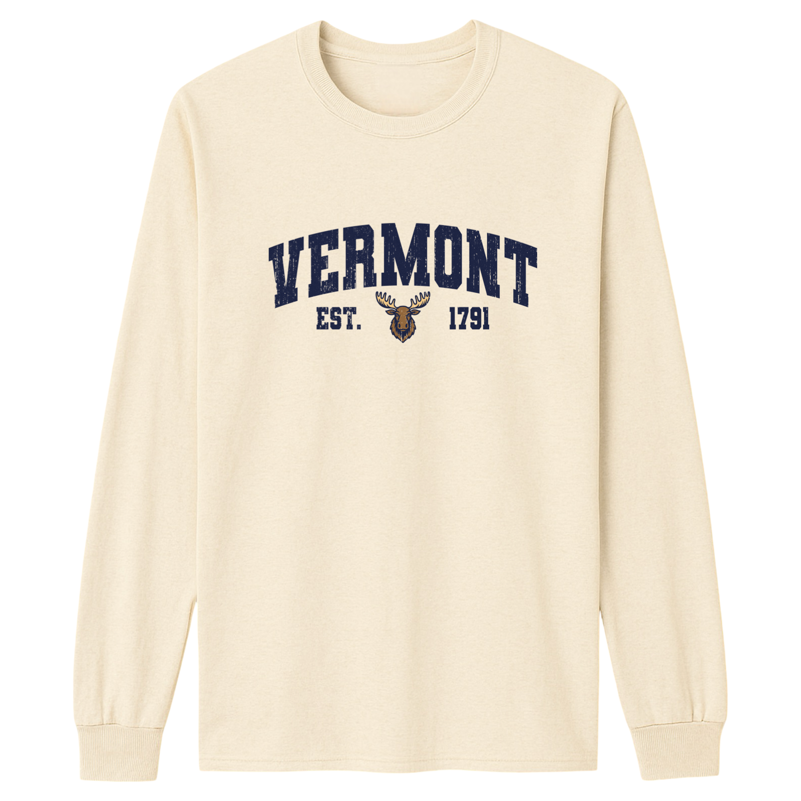 Vermont Moose Essential Long Sleeve Tee