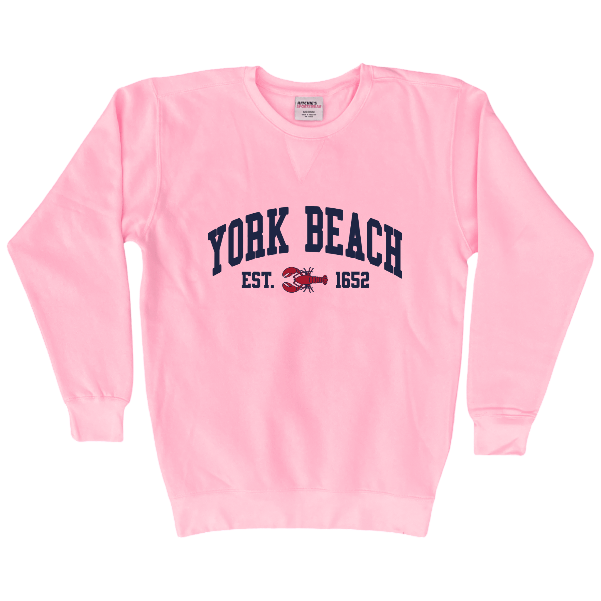 Cape Cod Clothing Company York Beach Lobster Fleece Crewneck Sweatshirt