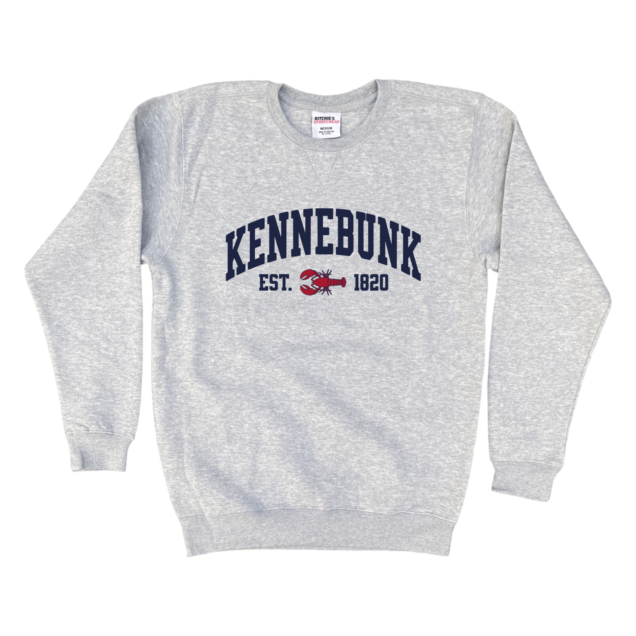 Cape Cod Clothing Company Kennebunk Lobster Fleece Crewneck Sweatshirt