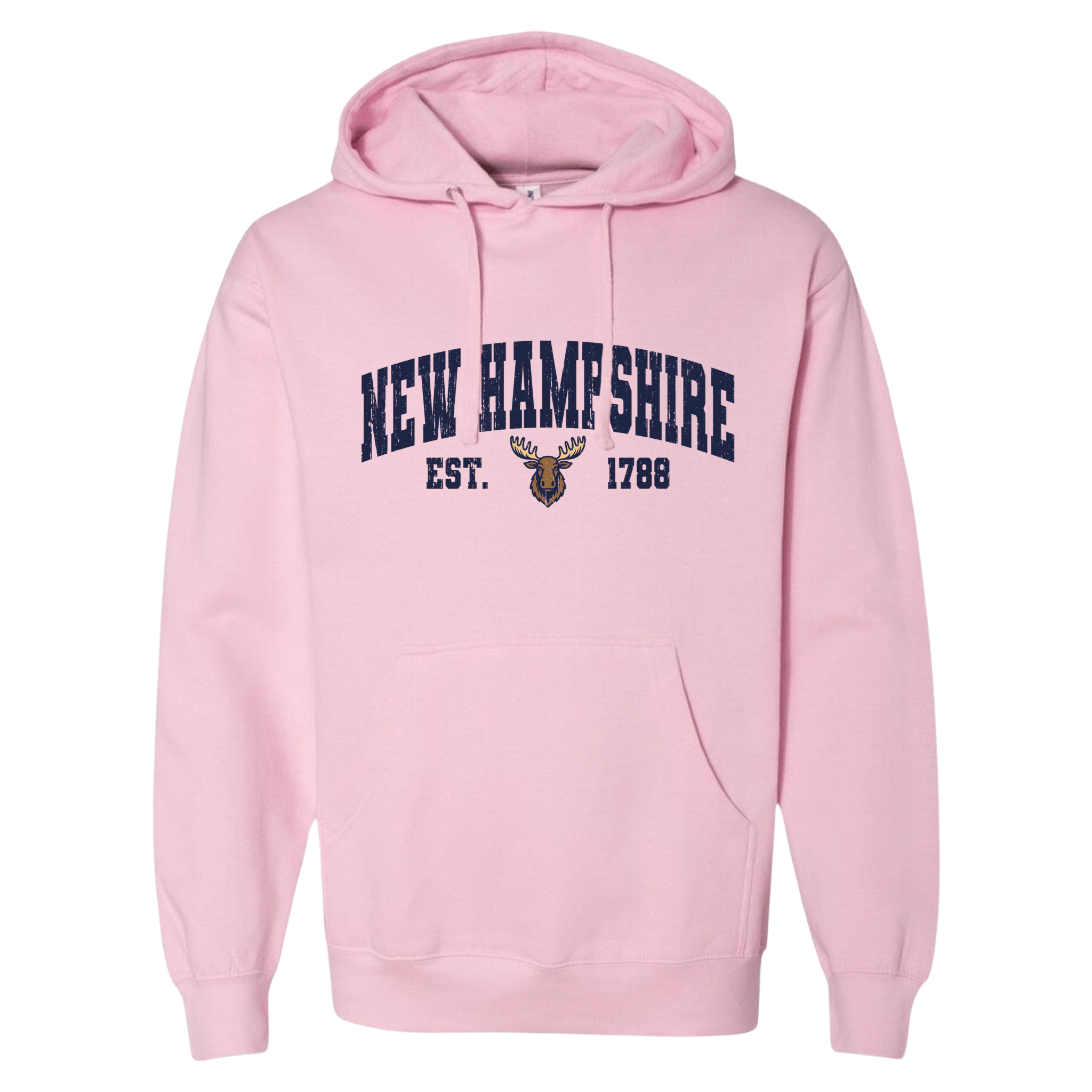 Cape Cod Clothing Company New Hampshire Moose Midweight Fleece Hoodie