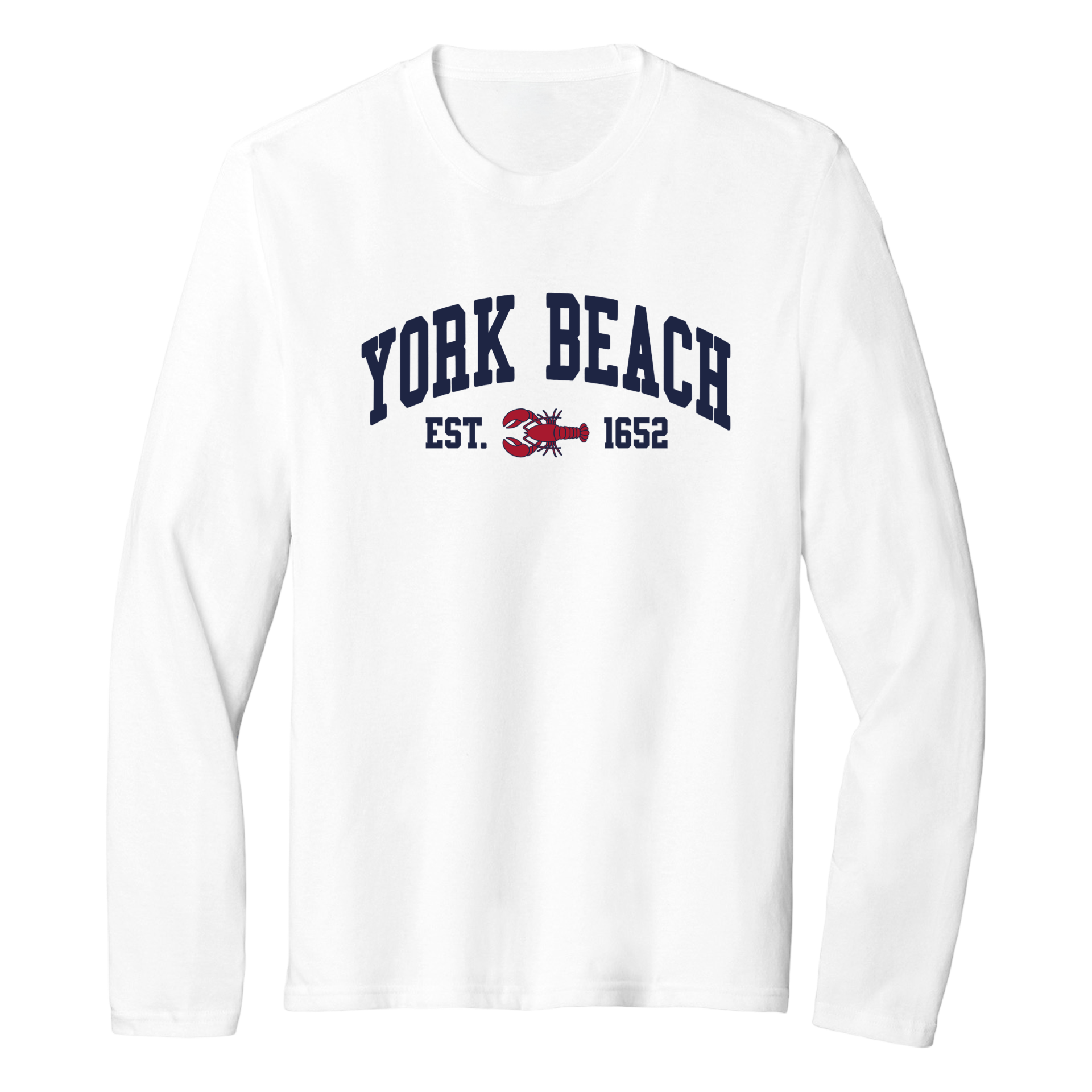 Cape Cod Clothing Company York Beach Lobster Essential Long Sleeve Tee