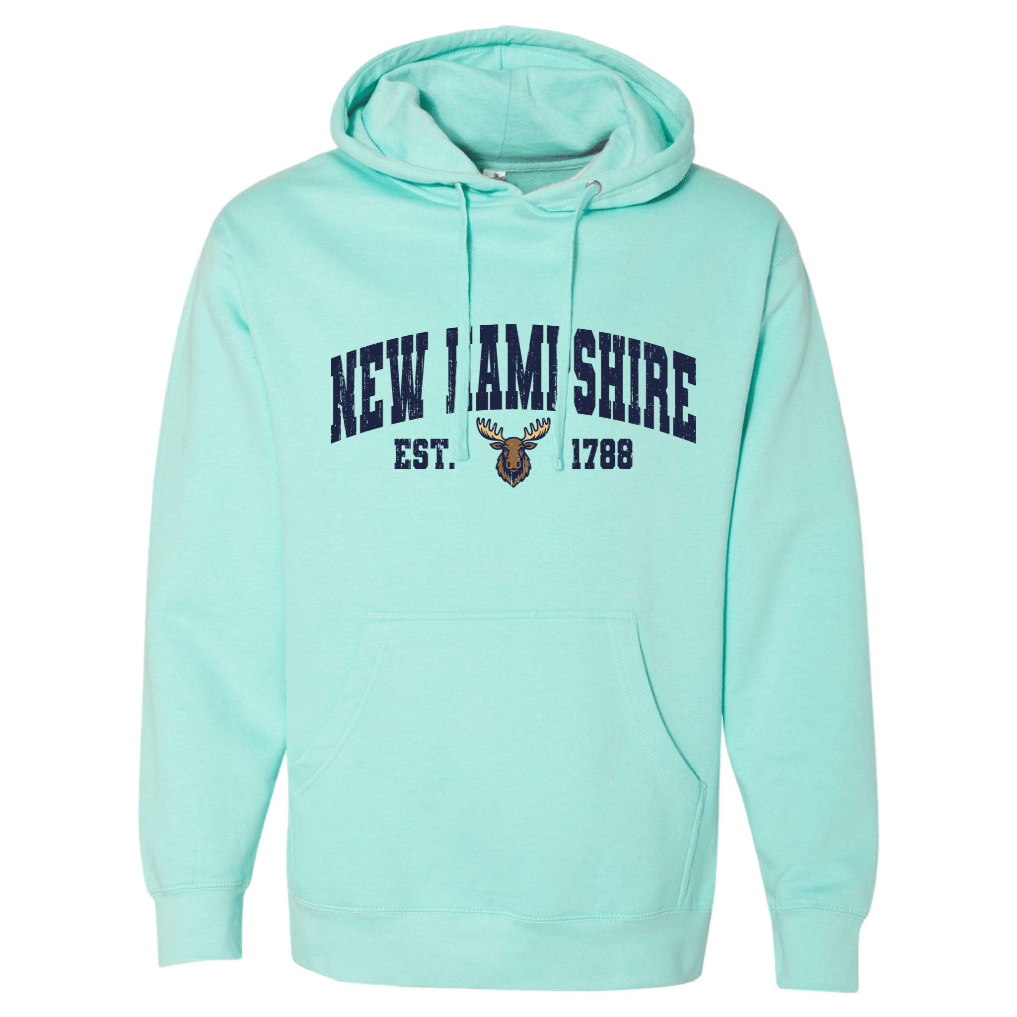 Cape Cod Clothing Company New Hampshire Moose Midweight Fleece Hoodie