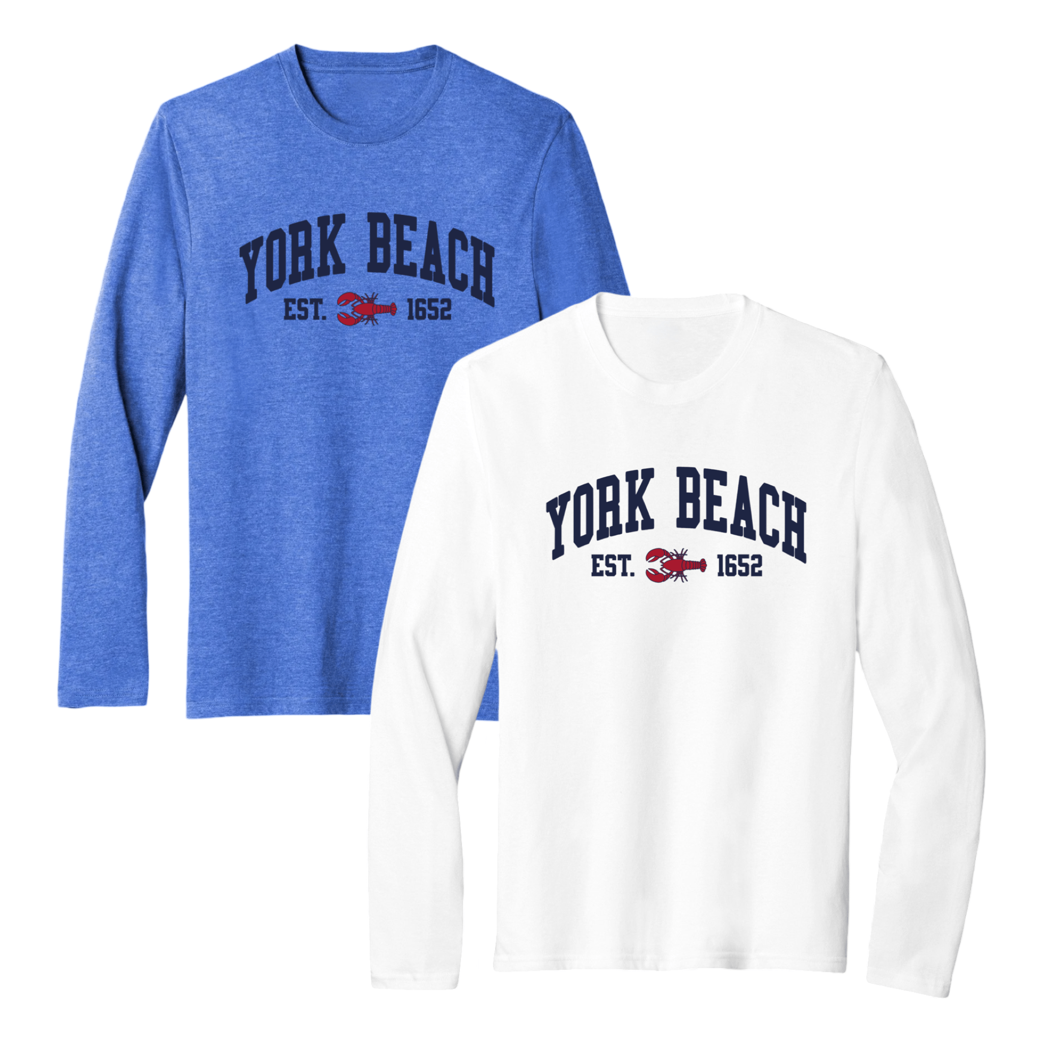 Cape Cod Clothing Company York Beach Lobster Essential Long Sleeve Tee