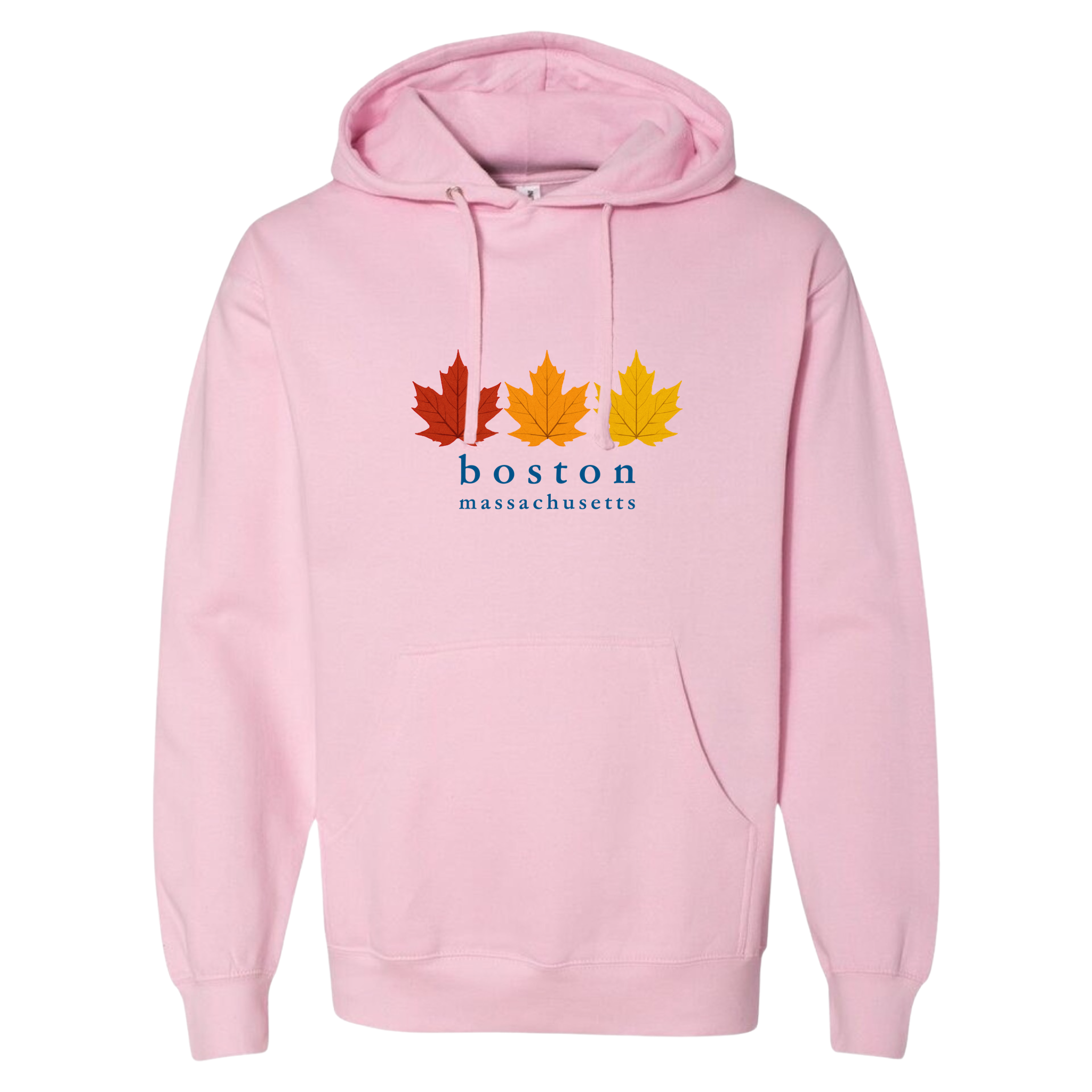 Boston Fall Foliage Midweight Fleece Hoodie