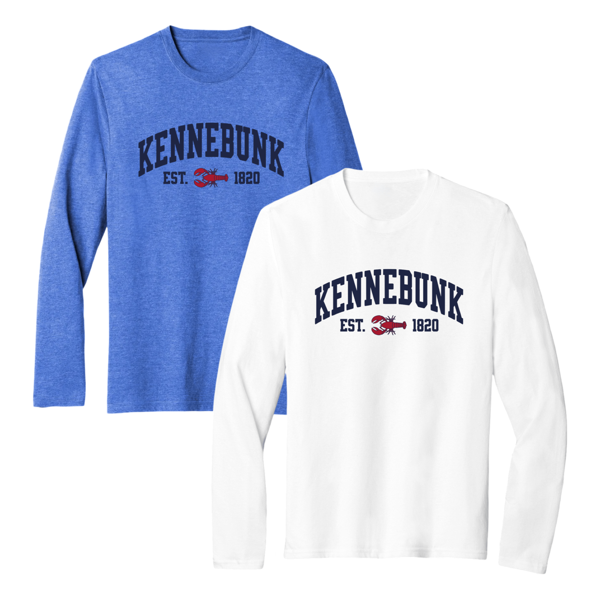 Cape Cod Clothing Company Kennebunk Lobster Essential Long Sleeve Tee