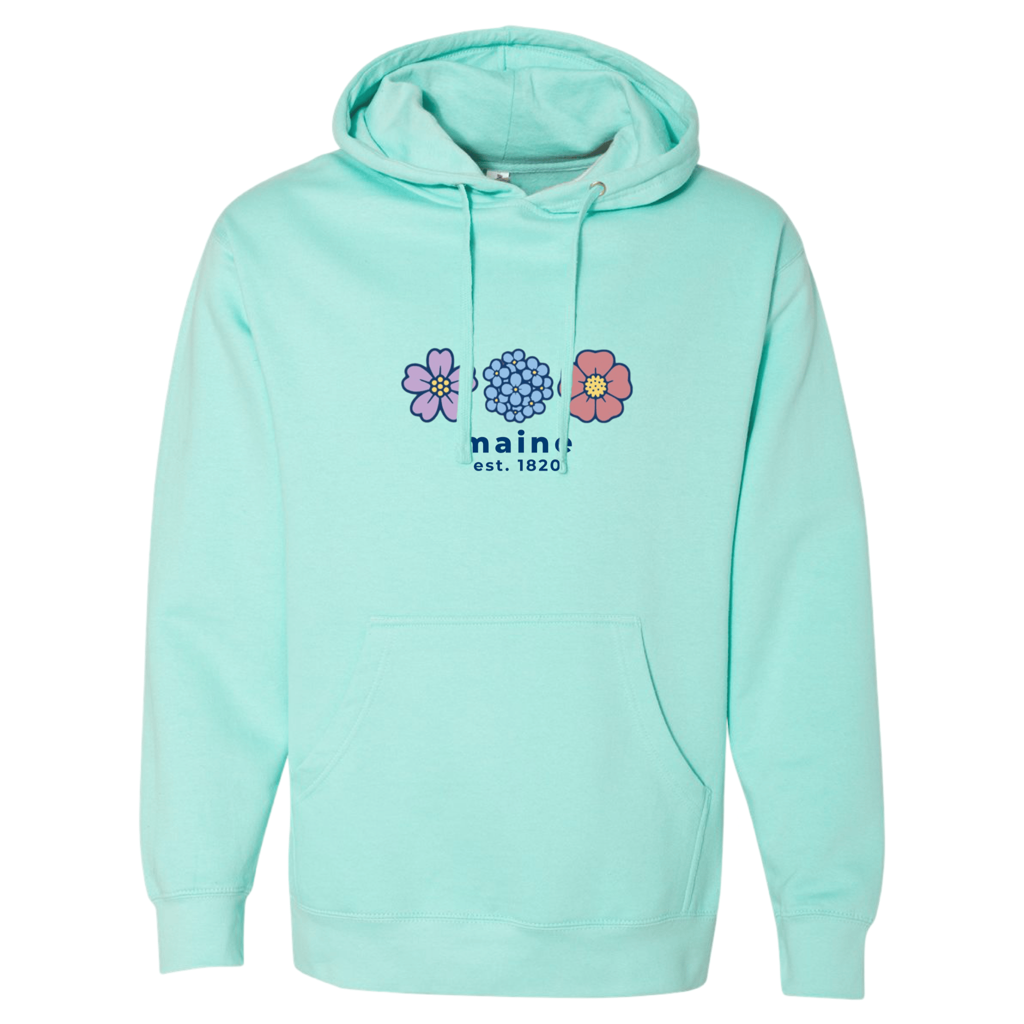 Cape Cod Clothing Company Maine Summer Bloom Midweight Fleece Hoodie
