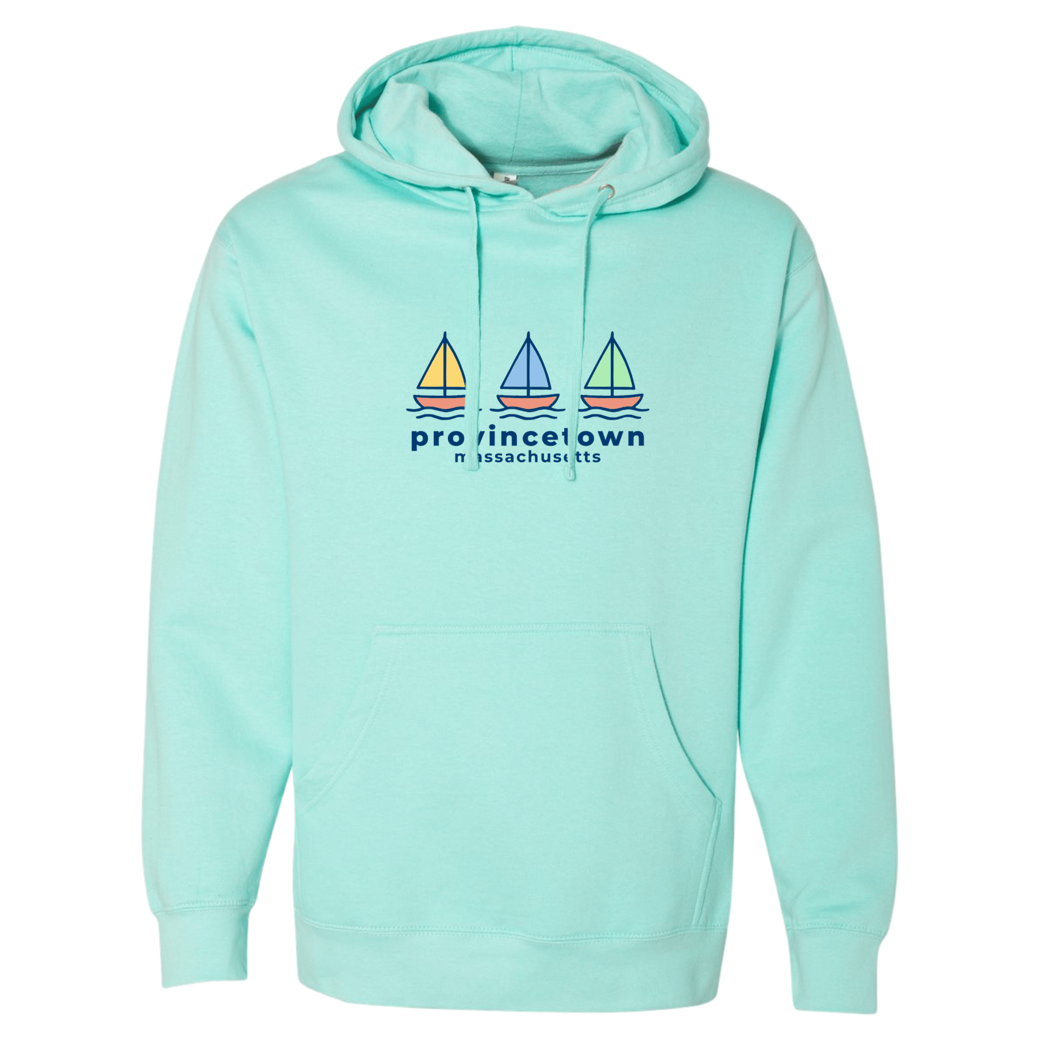 Cape Cod Clothing Company Provincetown Summer Sails Midweight Fleece Hoodie