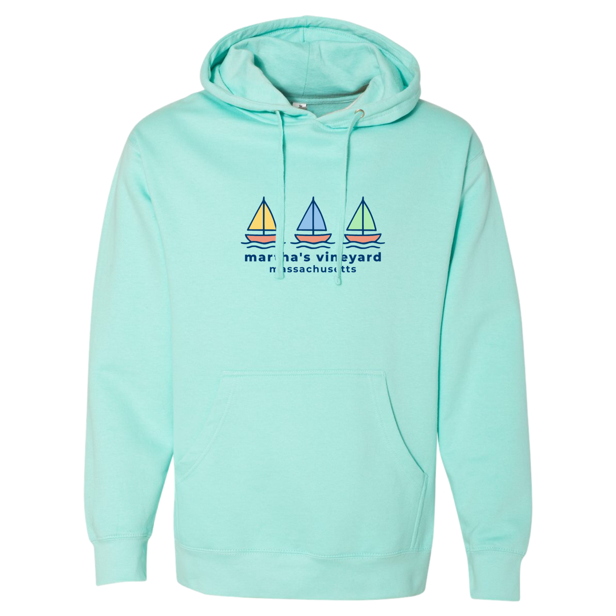 Martha's Vineyard Summer Sails Midweight Fleece Hoodie