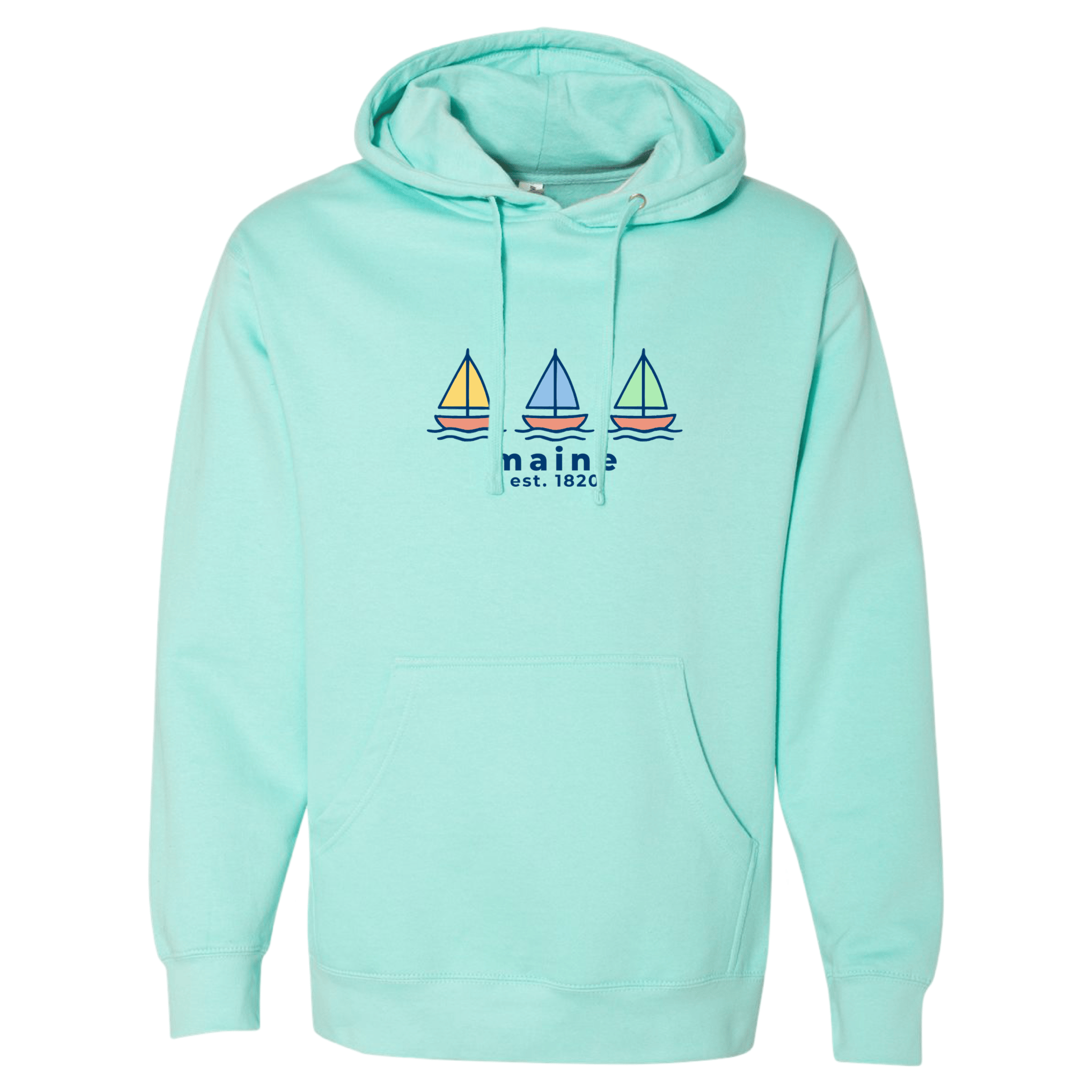 Cape Cod Clothing Company Maine Summer Sails Midweight Fleece Hoodie