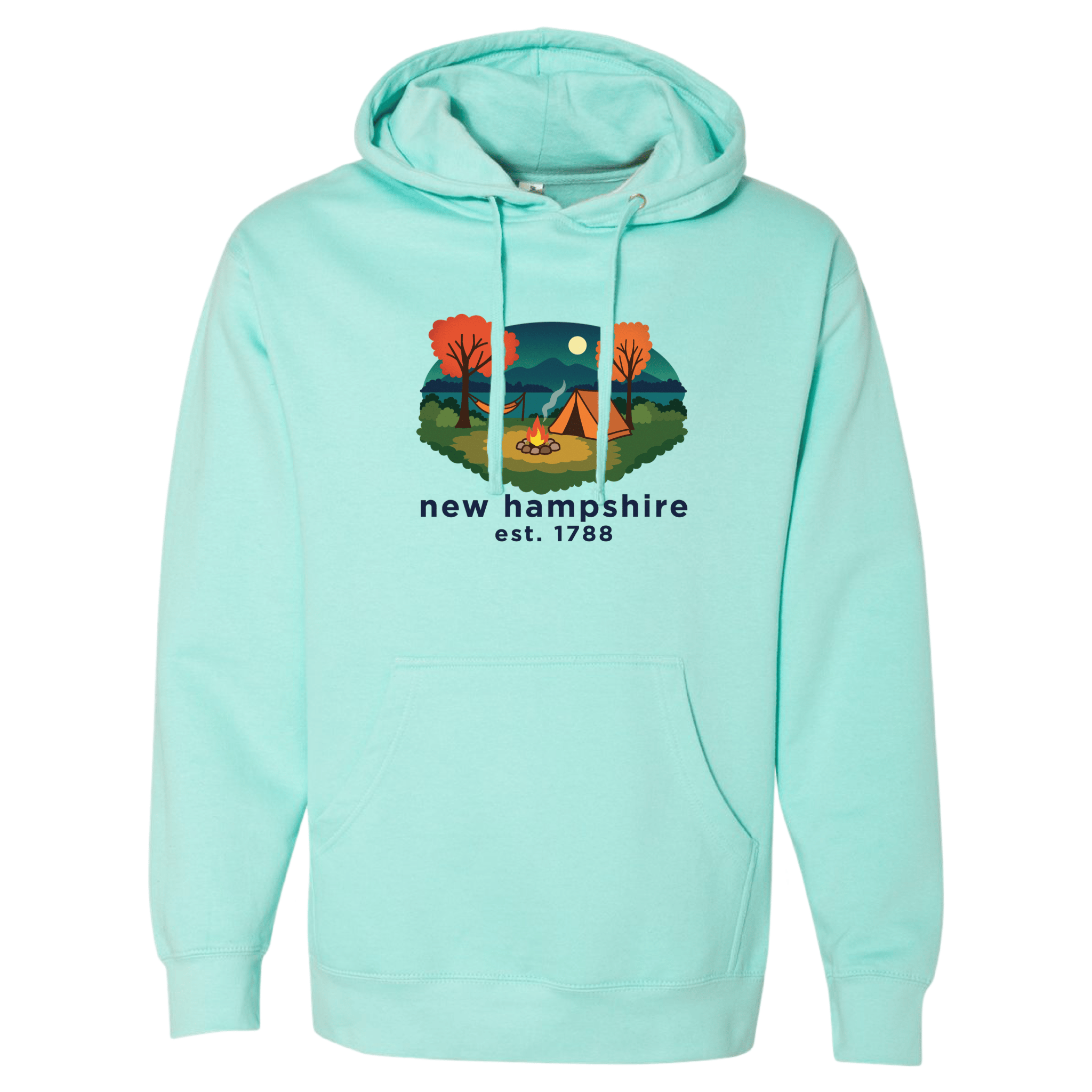 Cape Cod Clothing Company New Hampshire Campfire Midweight Fleece Hoodie