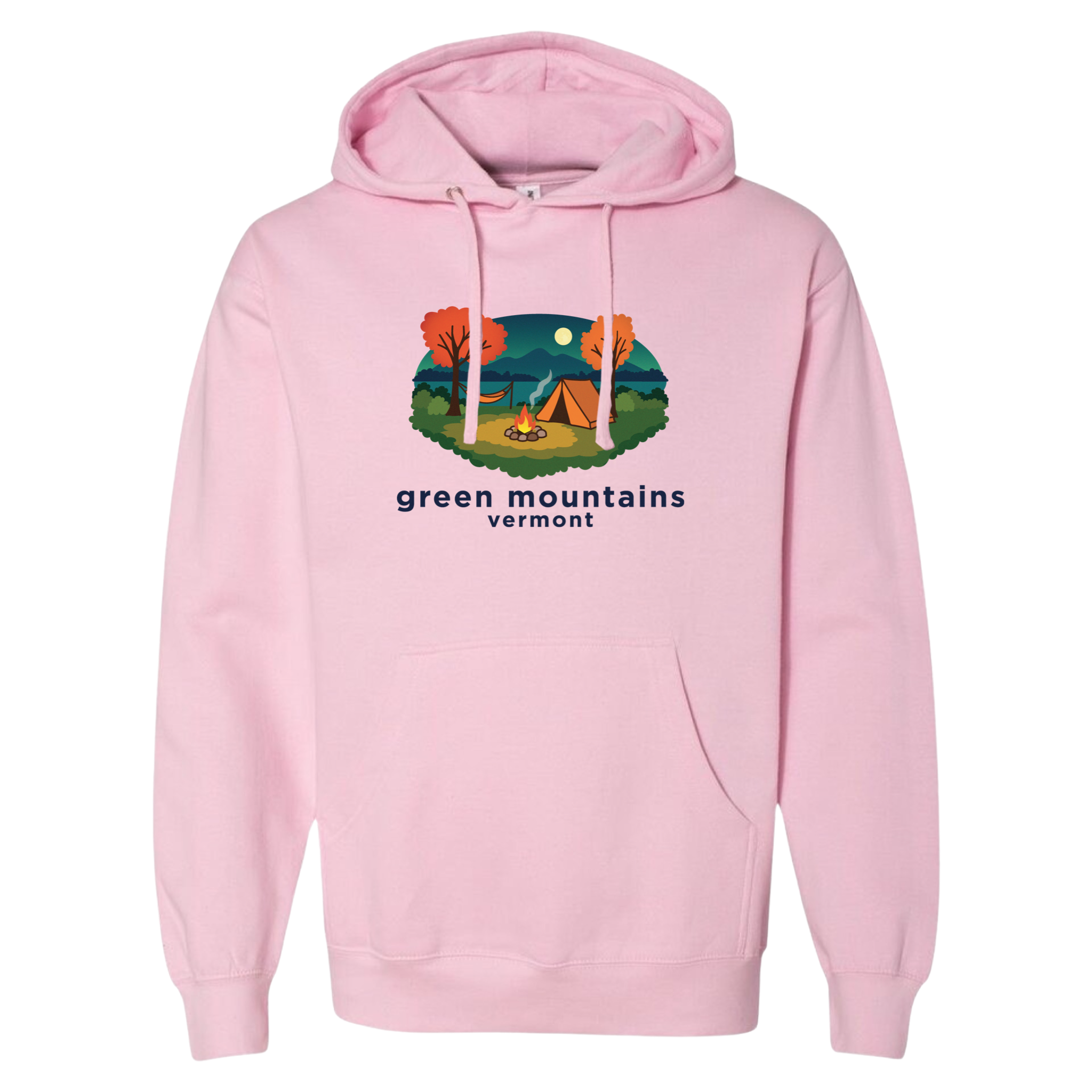 Green Mountains Campfire Midweight Fleece Hoodie