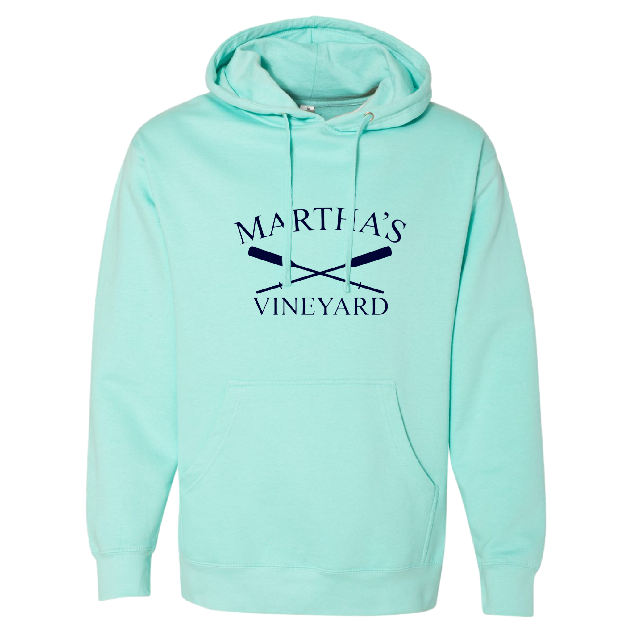 Martha's Vineyard Crossed Oar Midweight Fleece Hoodie