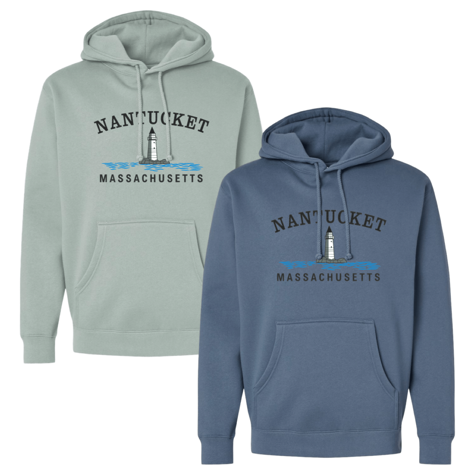 Cape Cod Clothing Company Nantucket Big Lighthouse Midweight Fleece Hoodie
