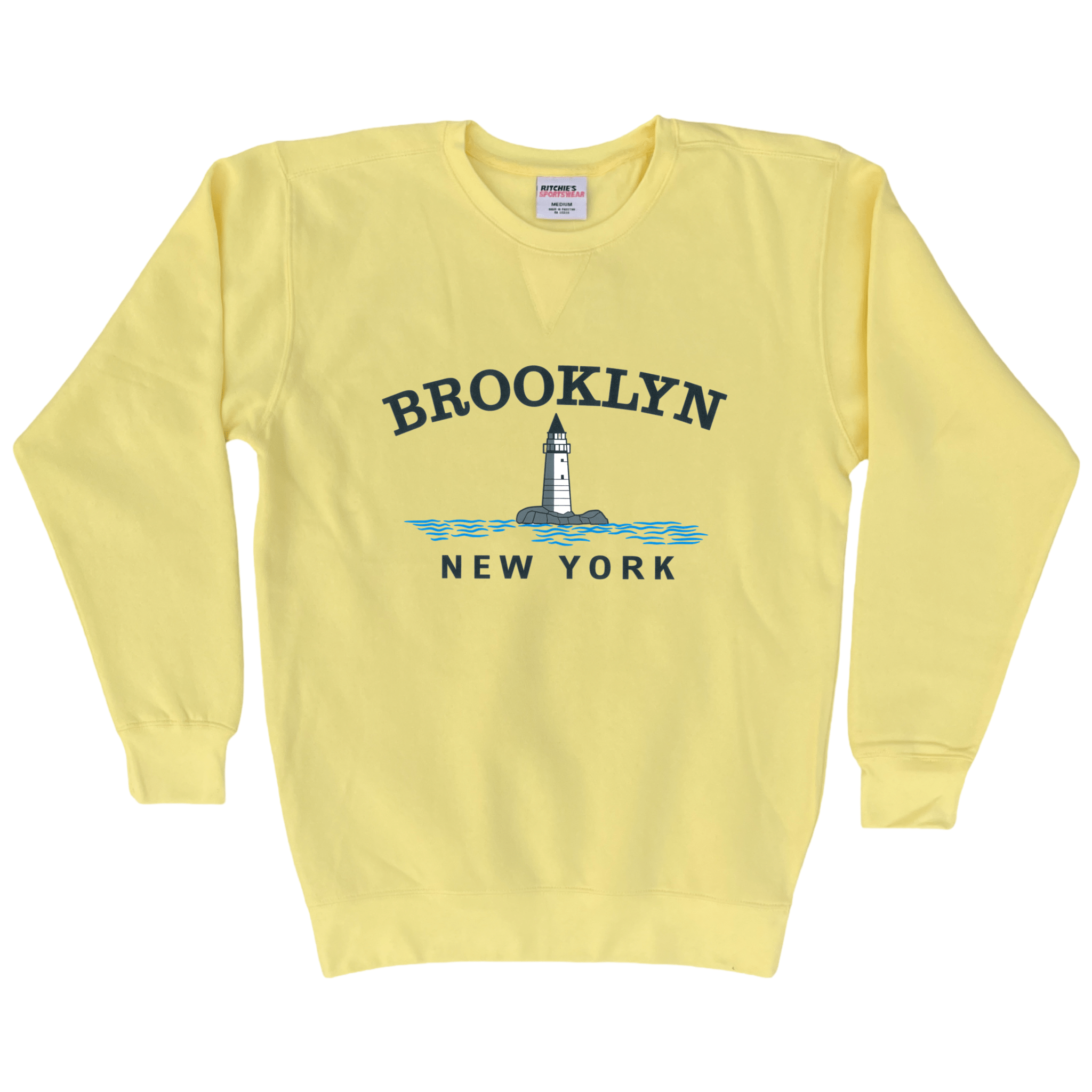 Cape Cod Clothing Company Brooklyn Big Lighthouse Fleece Crewneck Sweatshirt