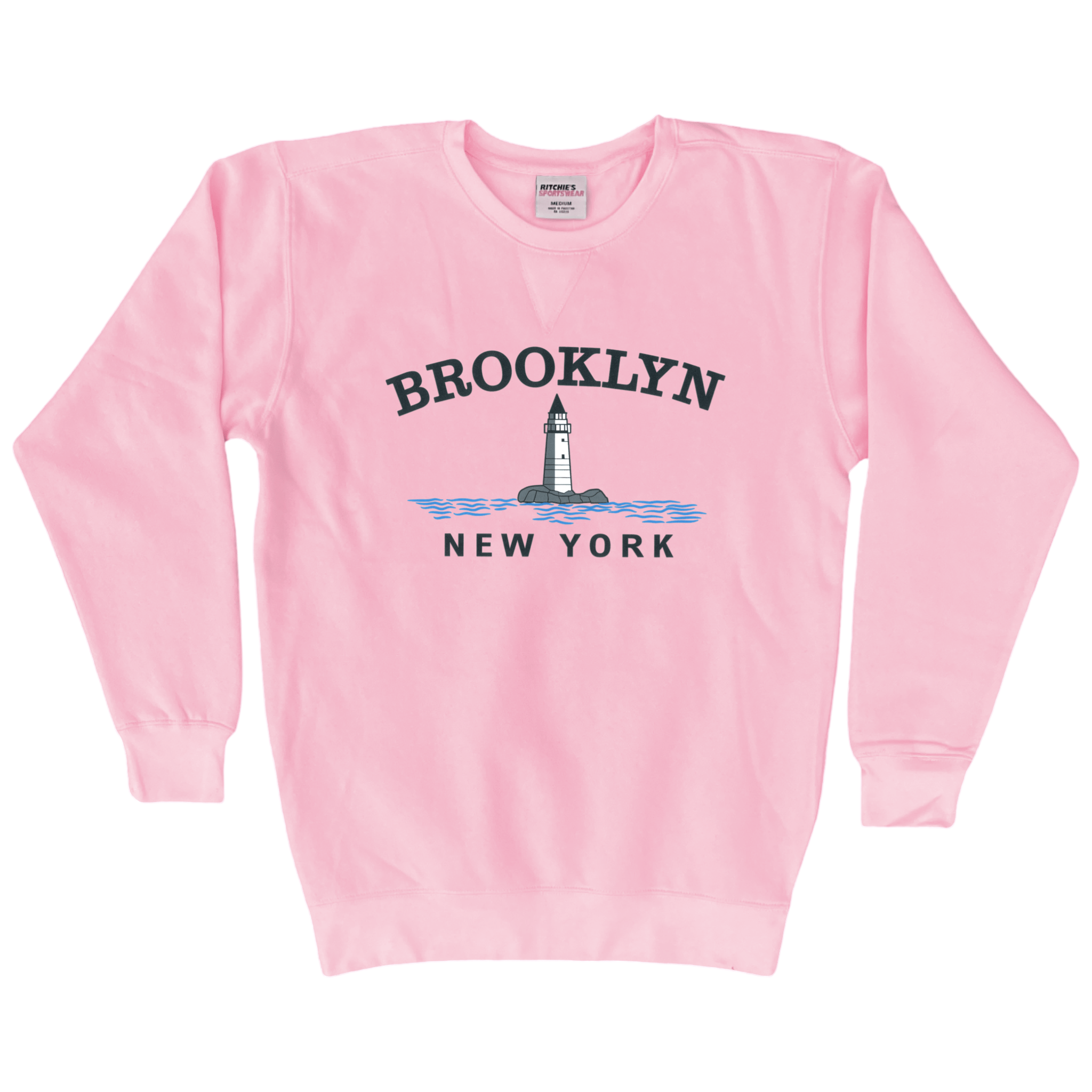 Cape Cod Clothing Company Brooklyn Big Lighthouse Fleece Crewneck Sweatshirt