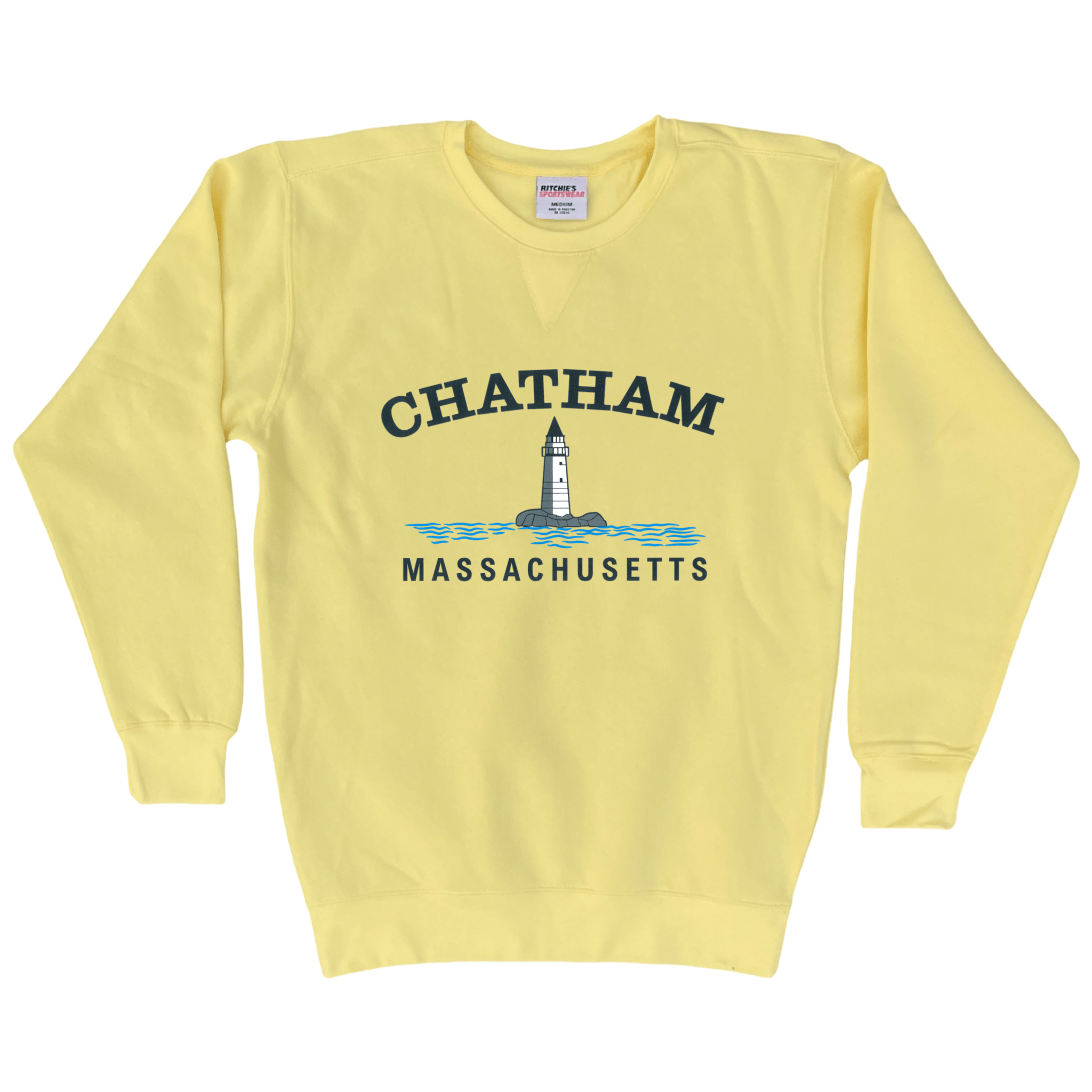Cape Cod Clothing Company Chatham Big Lighthouse Fleece Crewneck Sweatshirt