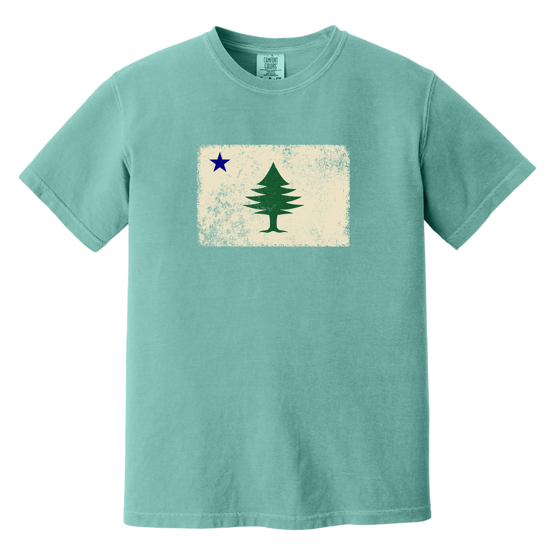 Cape Cod Clothing Company Classic Maine Flag Comfort Colors T-Shirt