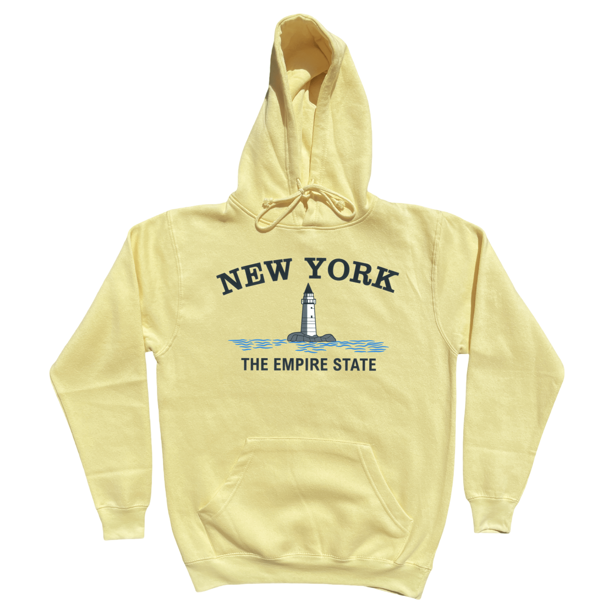 New York Big Lighthouse Soft Fleece Hoodie