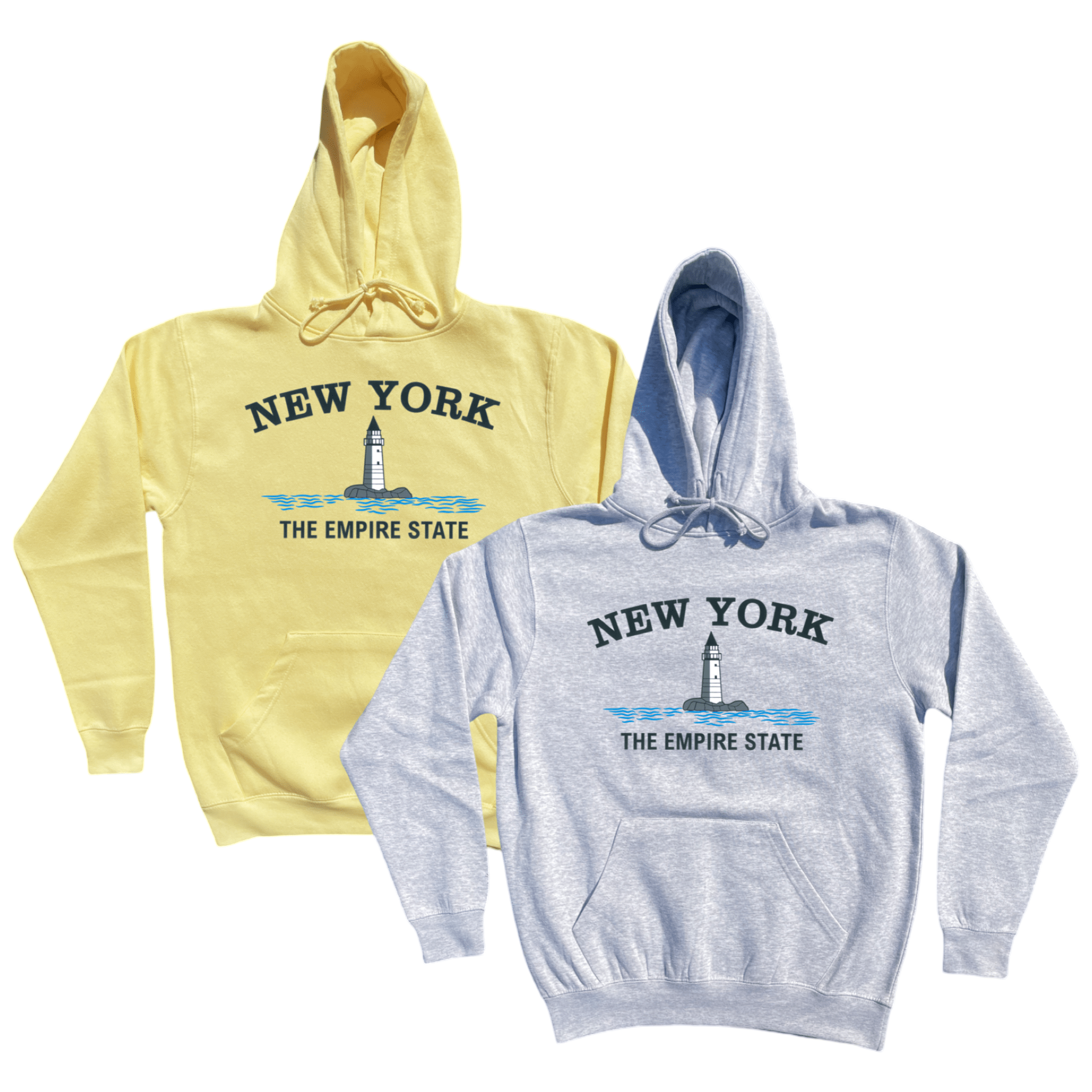 New York Big Lighthouse Soft Fleece Hoodie
