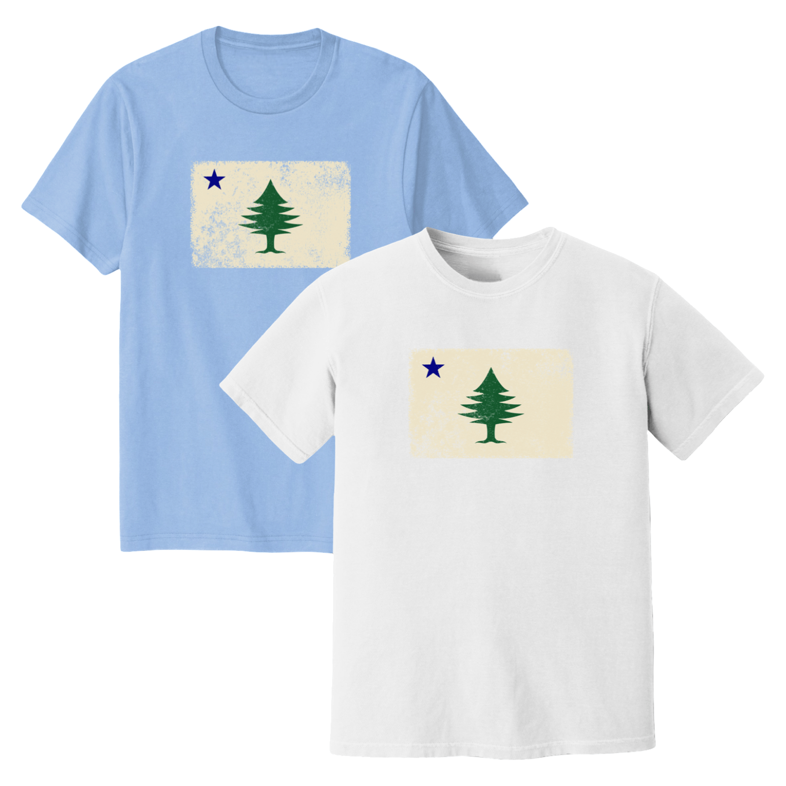Cape Cod Clothing Company Classic Maine Flag Soft Cotton T-Shirt
