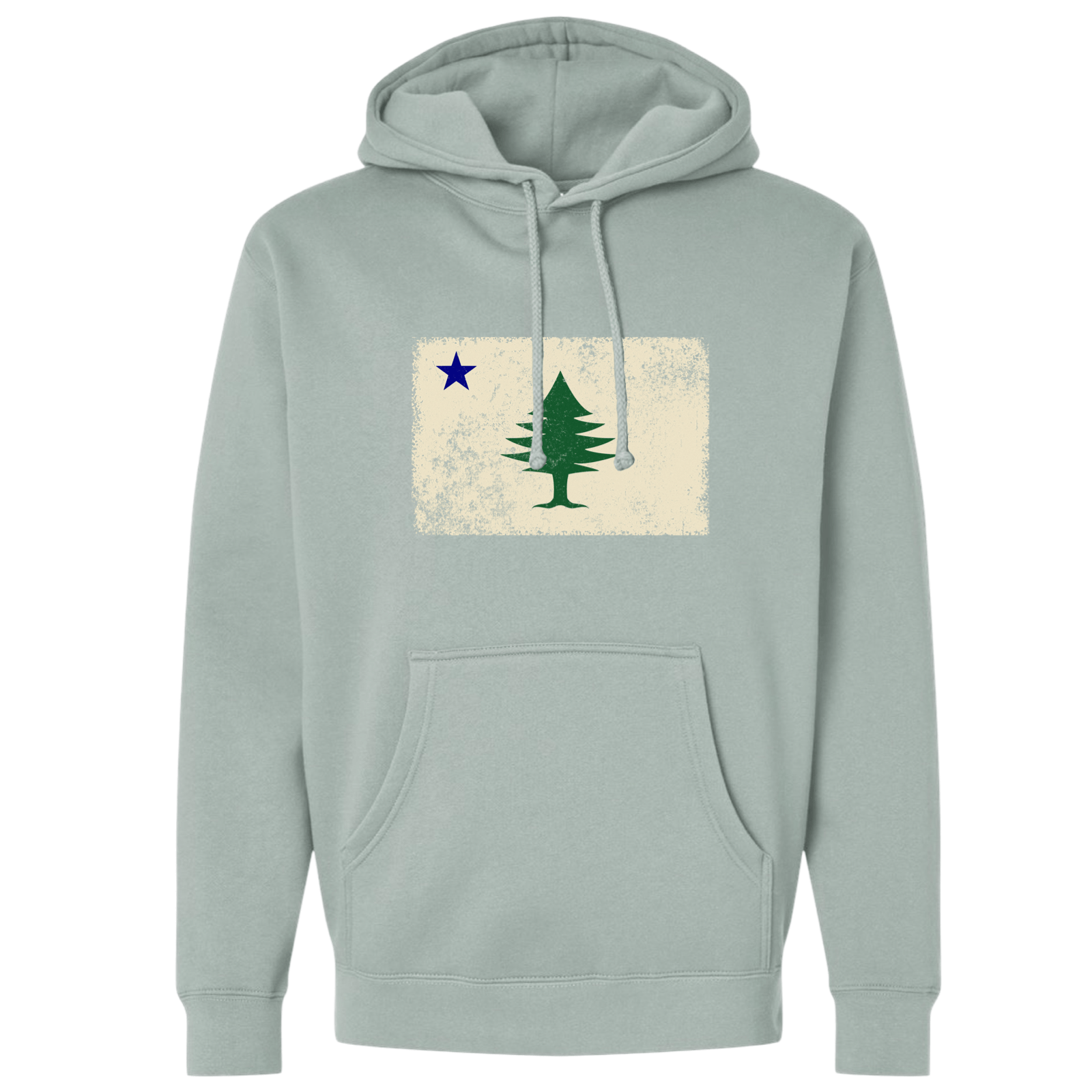 Cape Cod Clothing Company Classic Maine Flag Midweight Fleece Hoodie