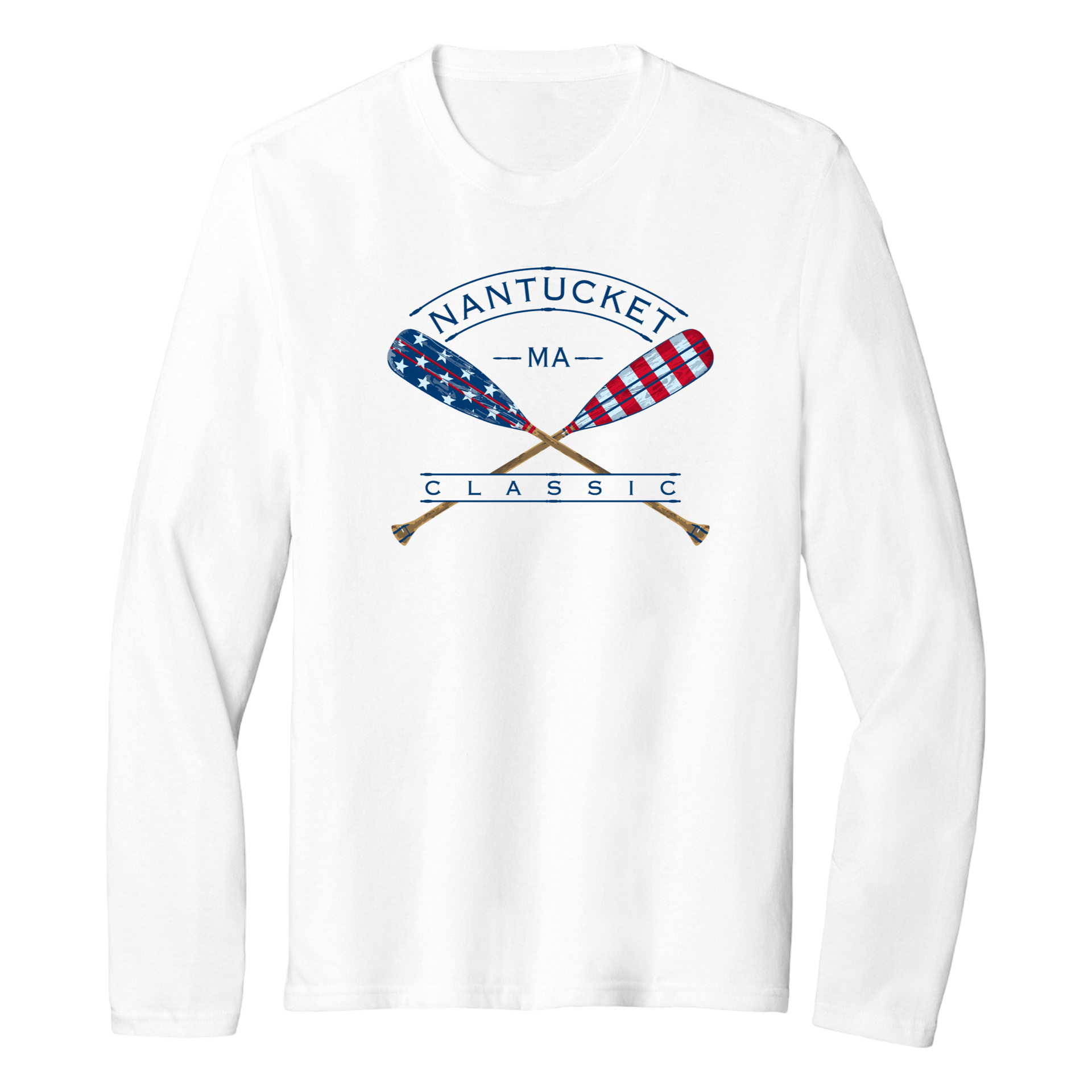 Cape Cod Clothing Company Nantucket American Classic Essential Long Sleeve Tee