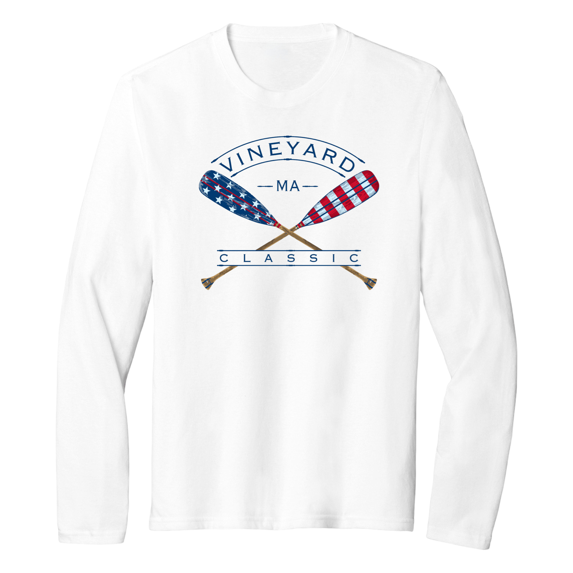 Cape Cod Clothing Company Vineyard American Classic Essential Long Sleeve Tee
