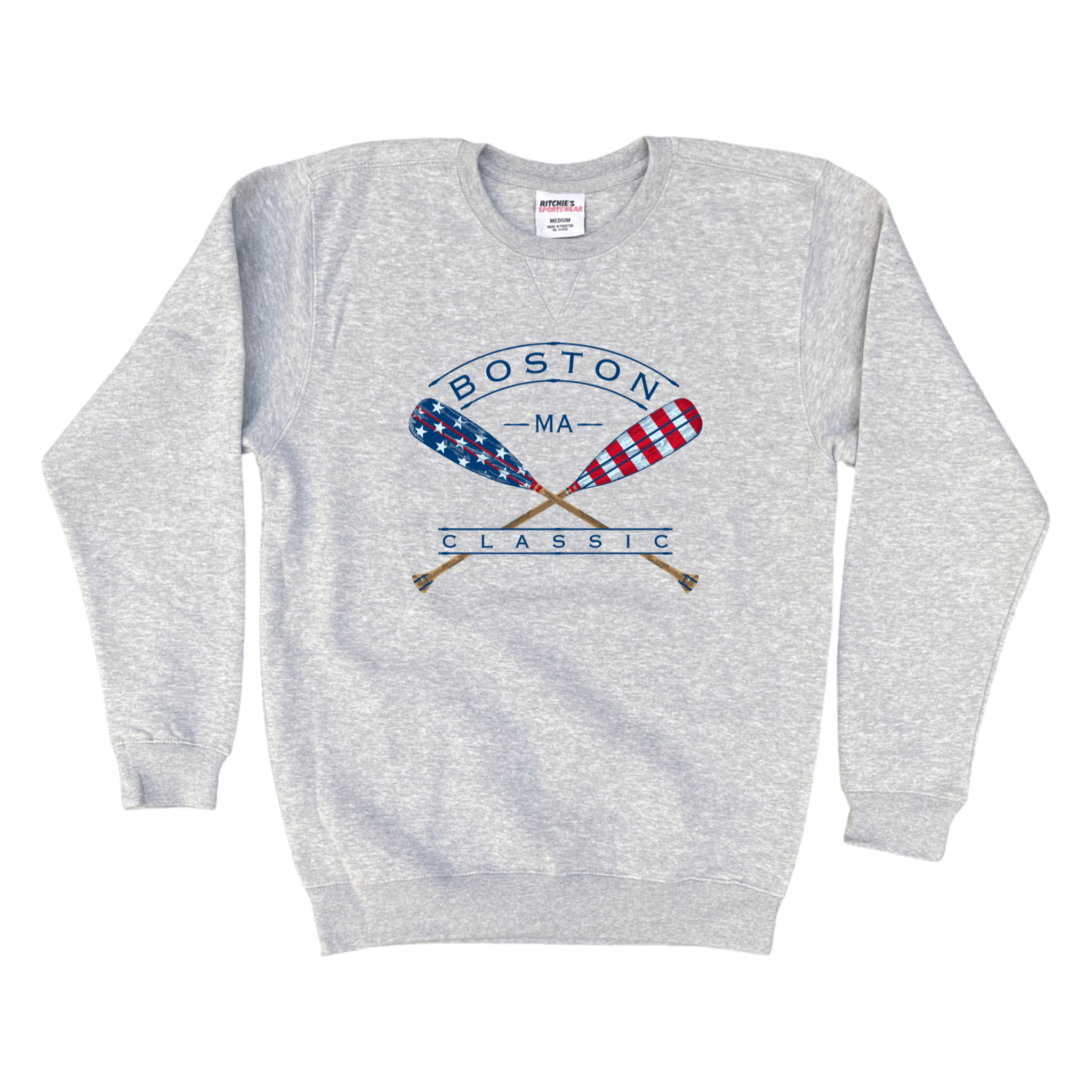 Cape Cod Clothing Company Boston American Classic Fleece Crewneck Sweatshirt