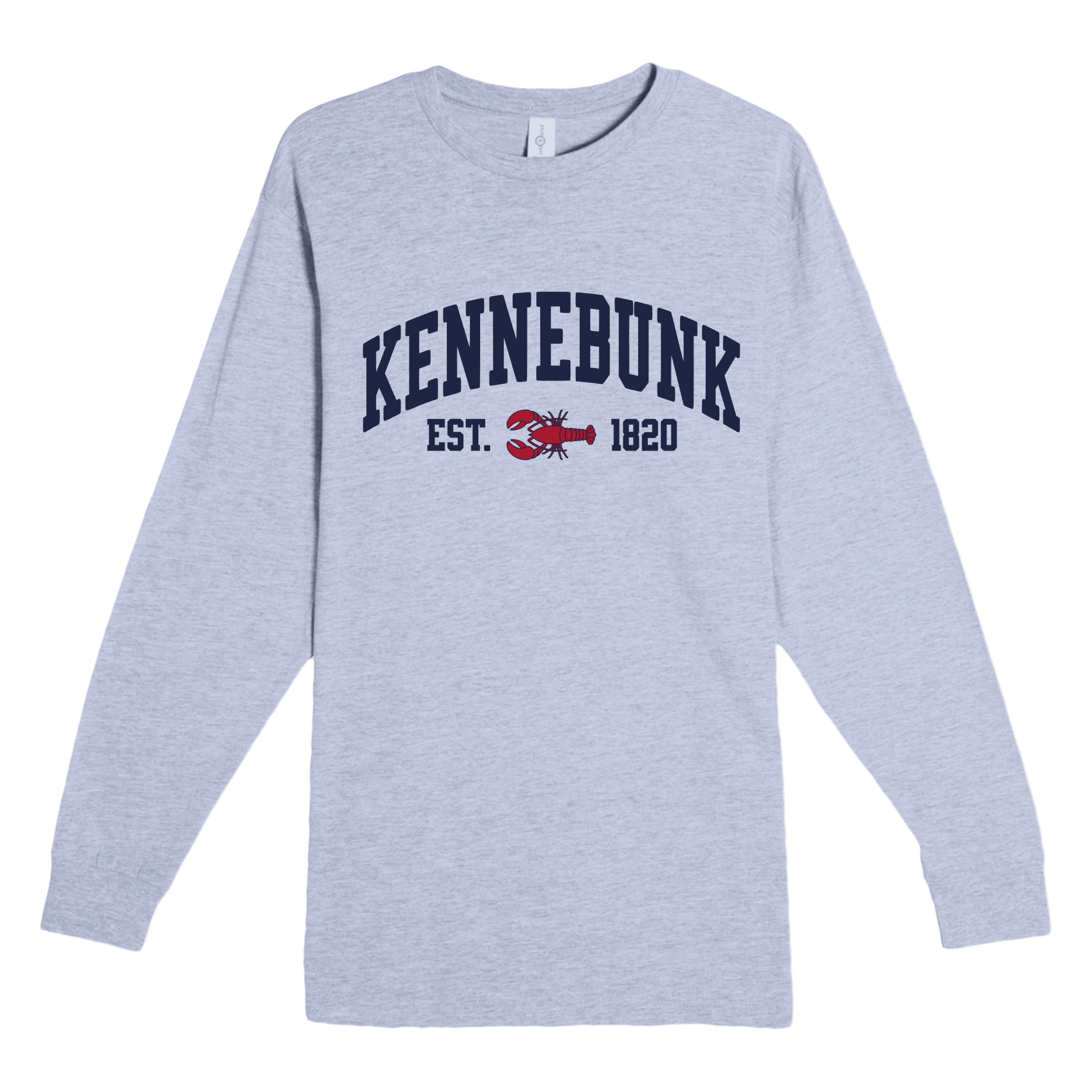 Cape Cod Clothing Company Kennebunk Lobster Heavyweight Long Sleeve Tee