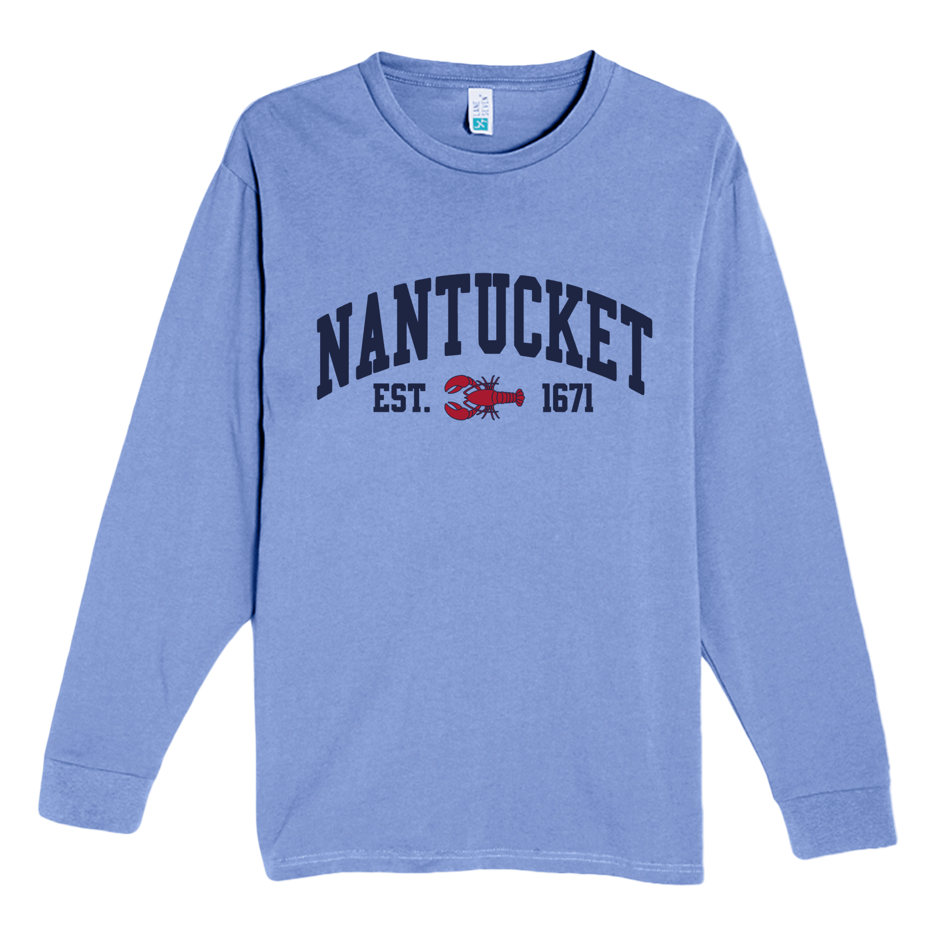 Cape Cod Clothing Company Nantucket Lobster Heavyweight Long Sleeve Tee