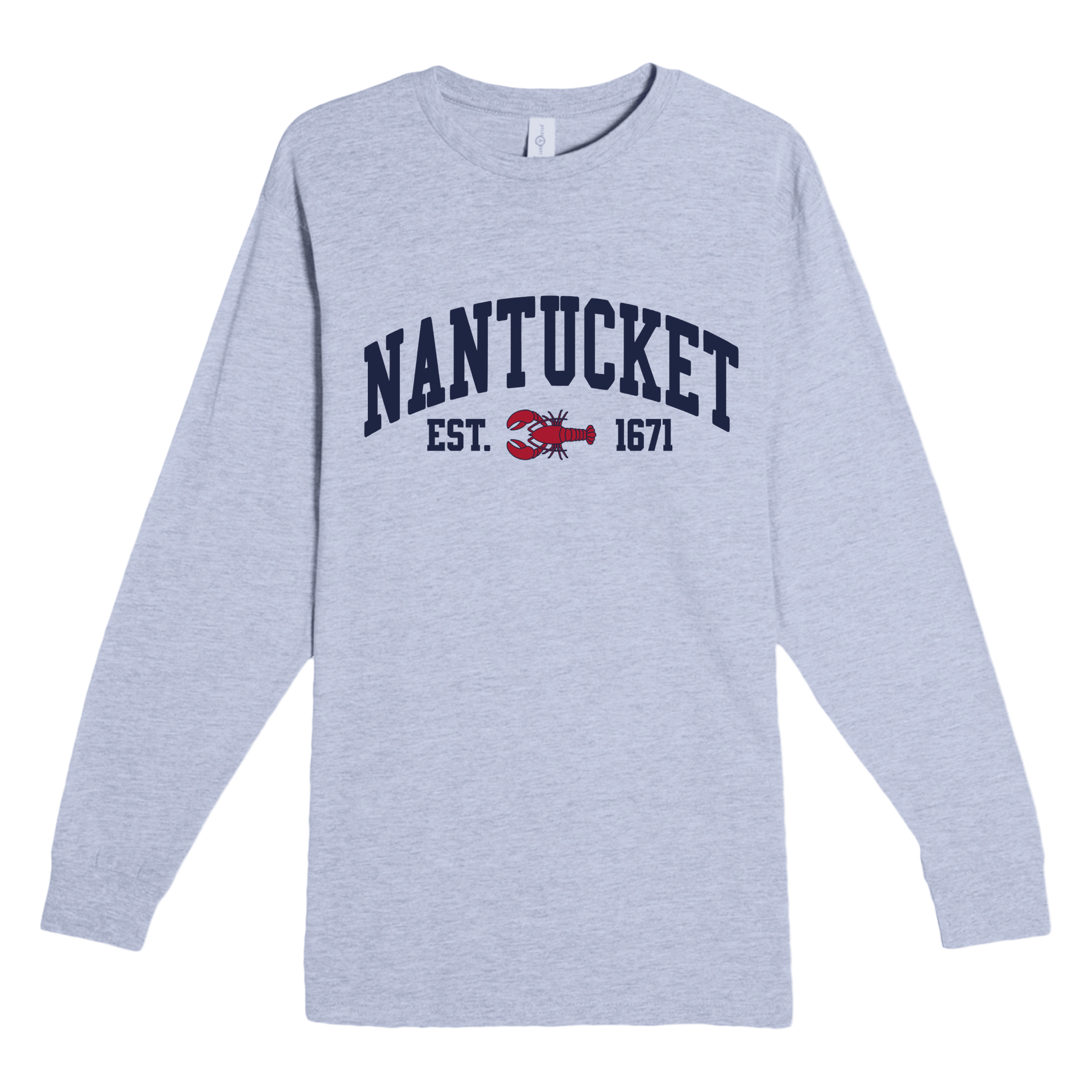 Cape Cod Clothing Company Nantucket Lobster Heavyweight Long Sleeve Tee