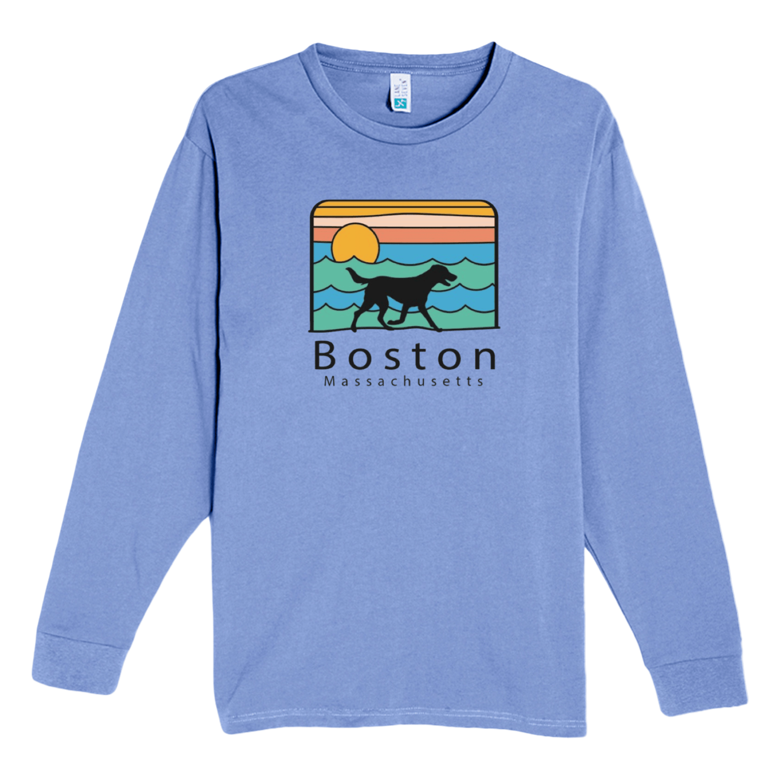 Cape Cod Clothing Company Boston Summer Dog Heavyweight Long Sleeve Tee
