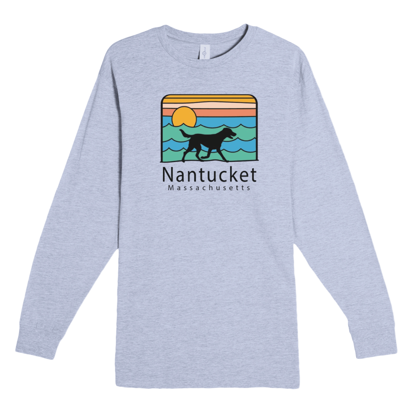 Cape Cod Clothing Company Nantucket Summer Dog Heavyweight Long Sleeve Tee