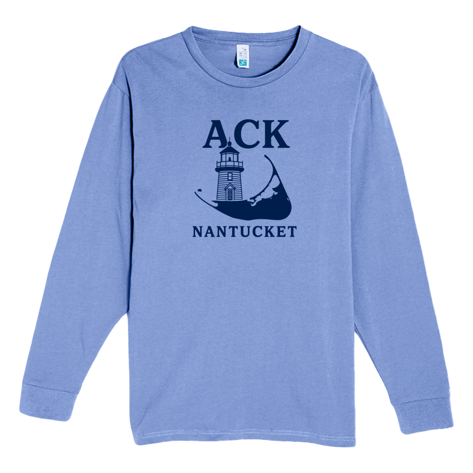 Cape Cod Clothing Company Nantucket ACK Lighthouse Heavyweight Long Sleeve Tee
