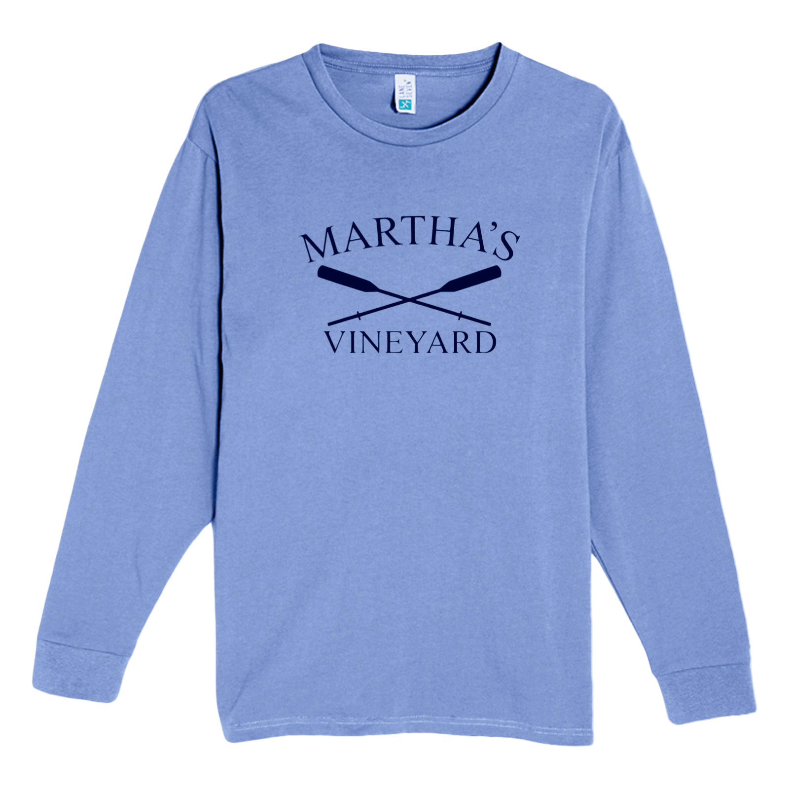 Cape Cod Clothing Company Martha's Vineyard Crossed Oar Heavyweight Long Sleeve Tee