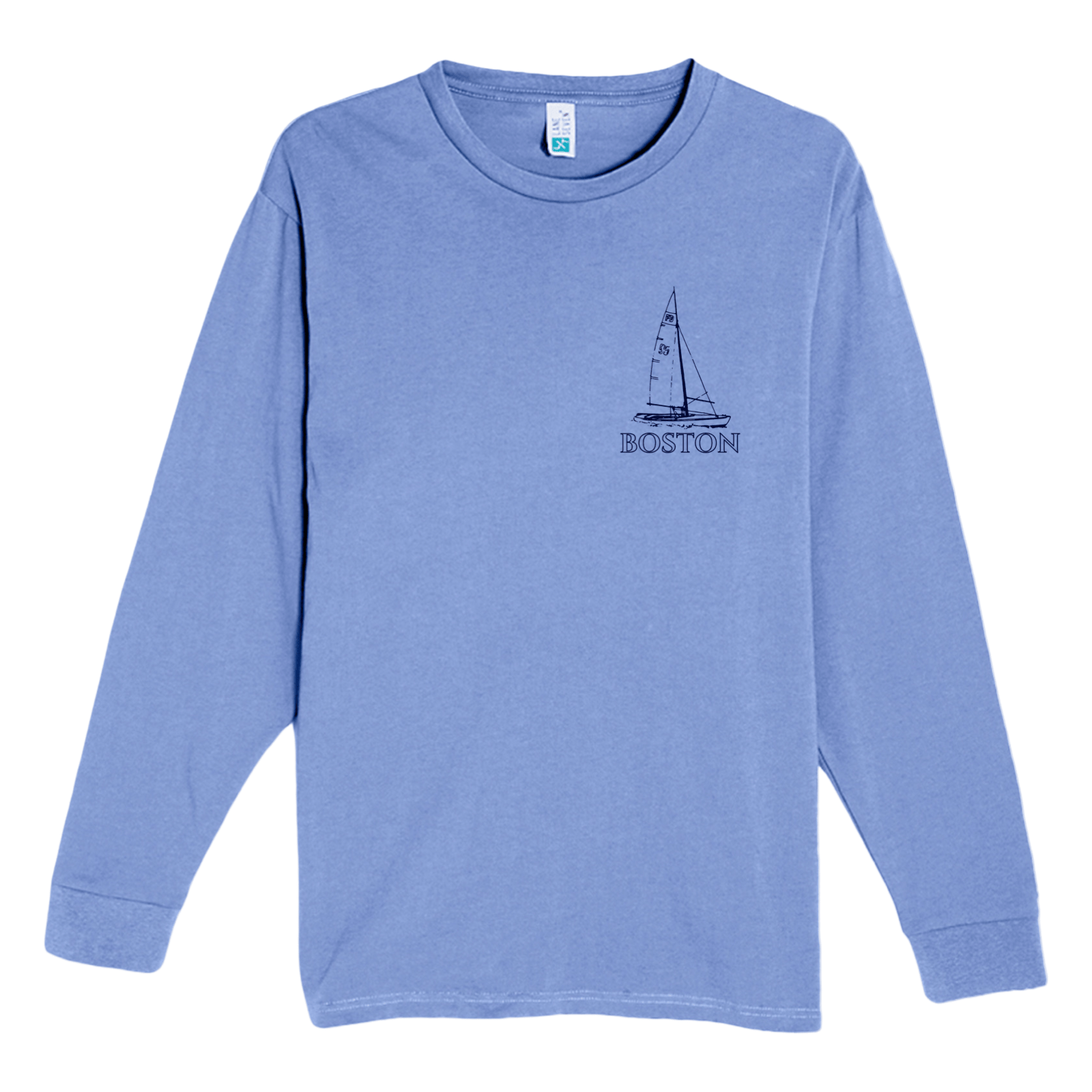 Cape Cod Clothing Company Boston Sailboat Heavyweight Long Sleeve Tee