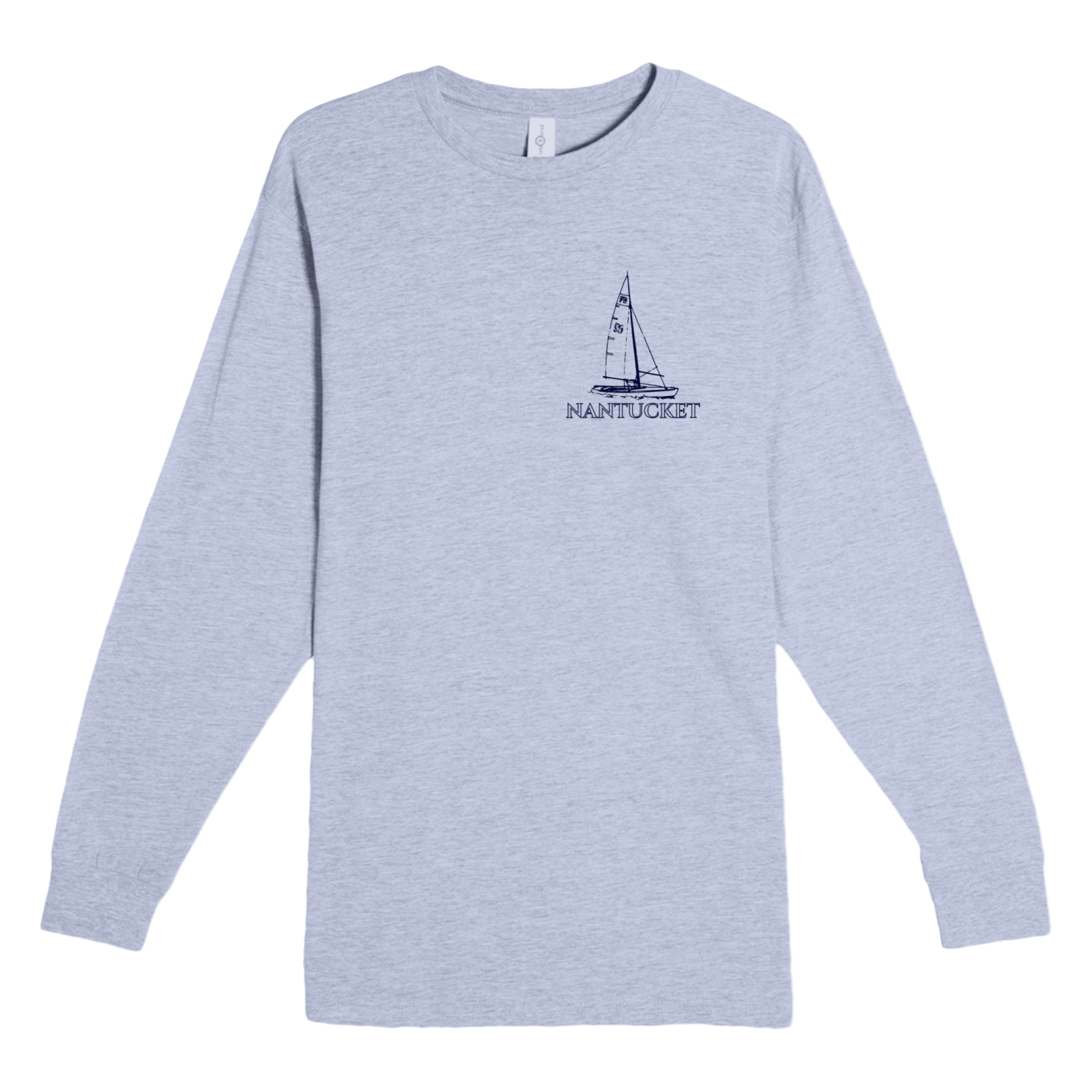 Cape Cod Clothing Company Nantucket Sailboat Heavyweight Long Sleeve Tee