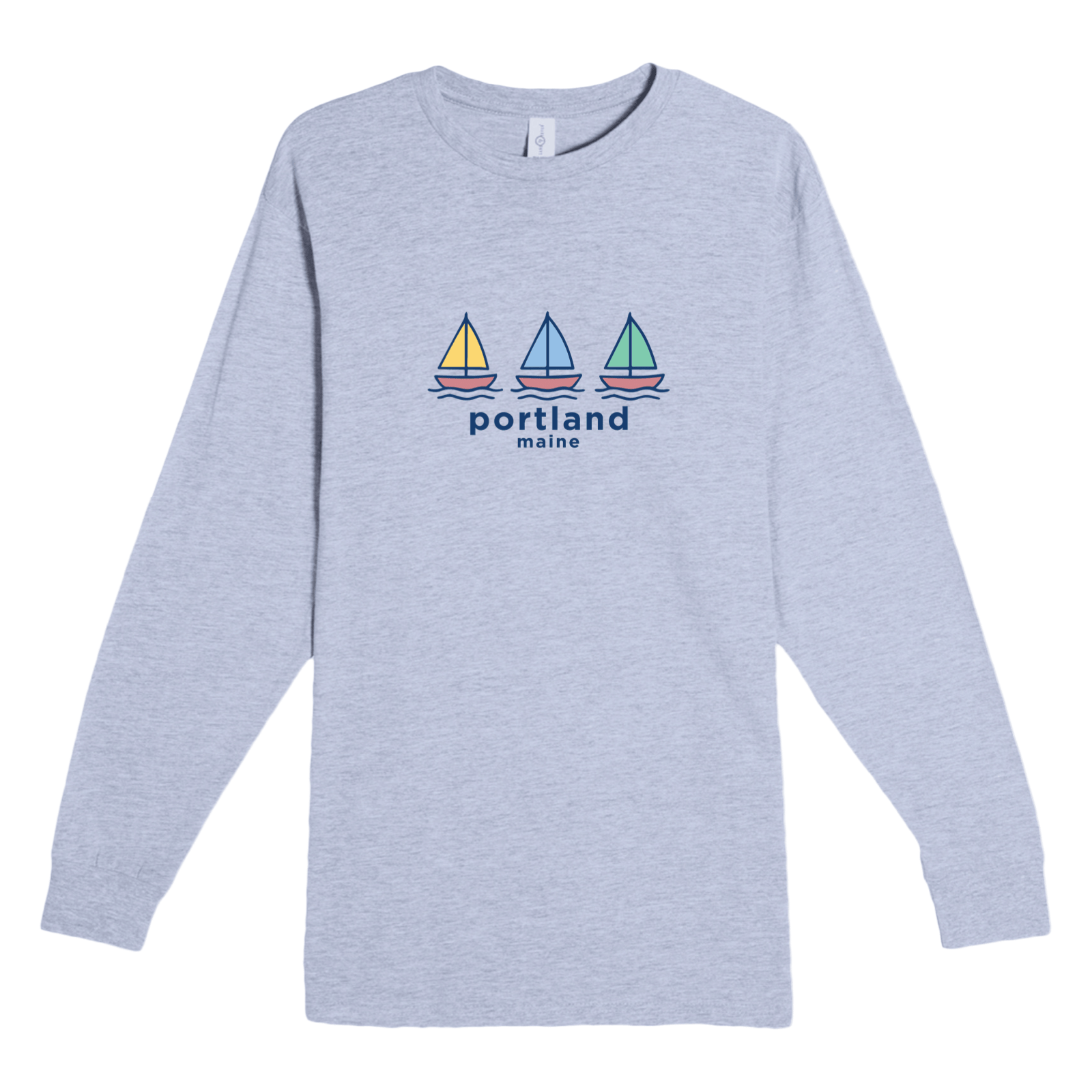 Cape Cod Clothing Company Portland Summer Sails Heavyweight Long Sleeve Tee