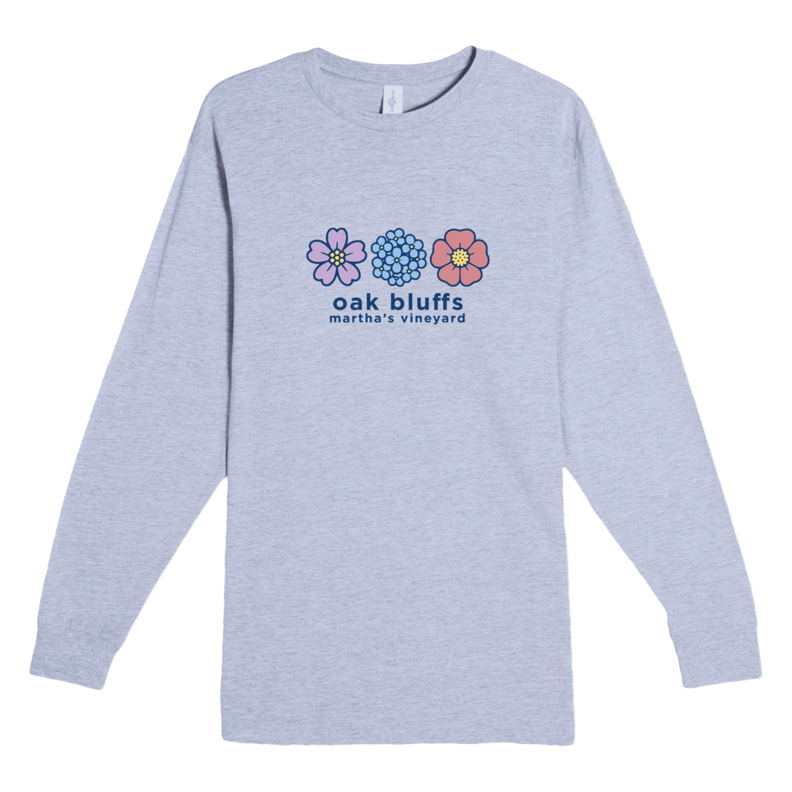 Cape Cod Clothing Company Oak Bluffs Summer Bloom Heavyweight Long Sleeve Tee