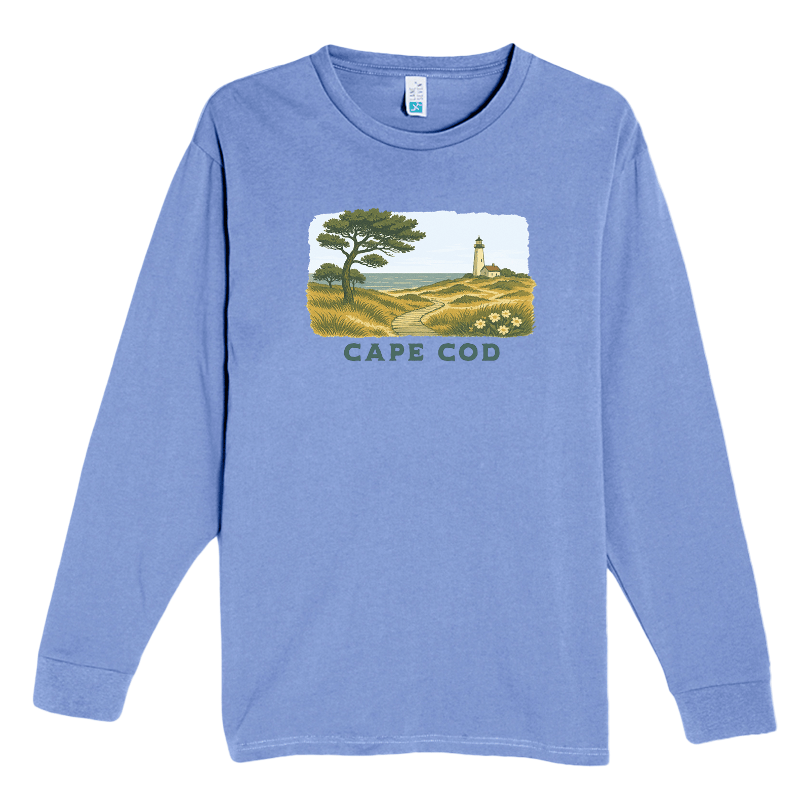 Cape Cod Clothing Company Cape Cod Serene Shoreline Heavyweight Long Sleeve Tee